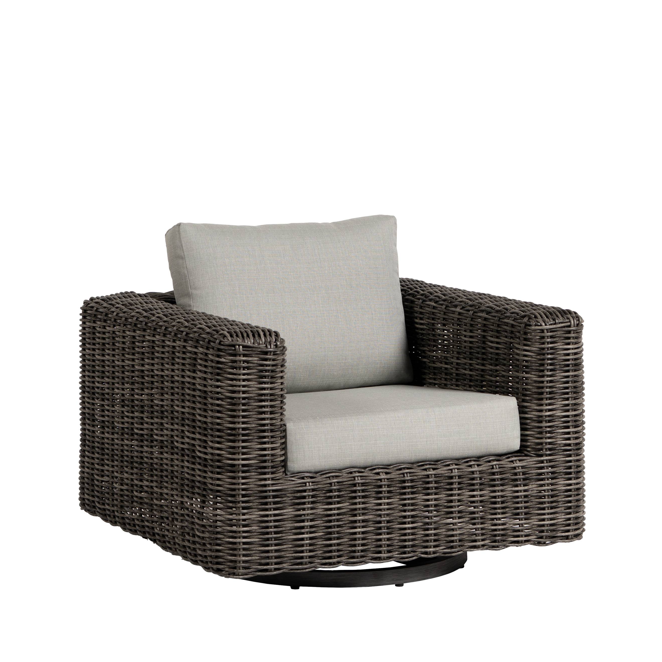 Cubo Wicker Swivel Gliding Club Chair