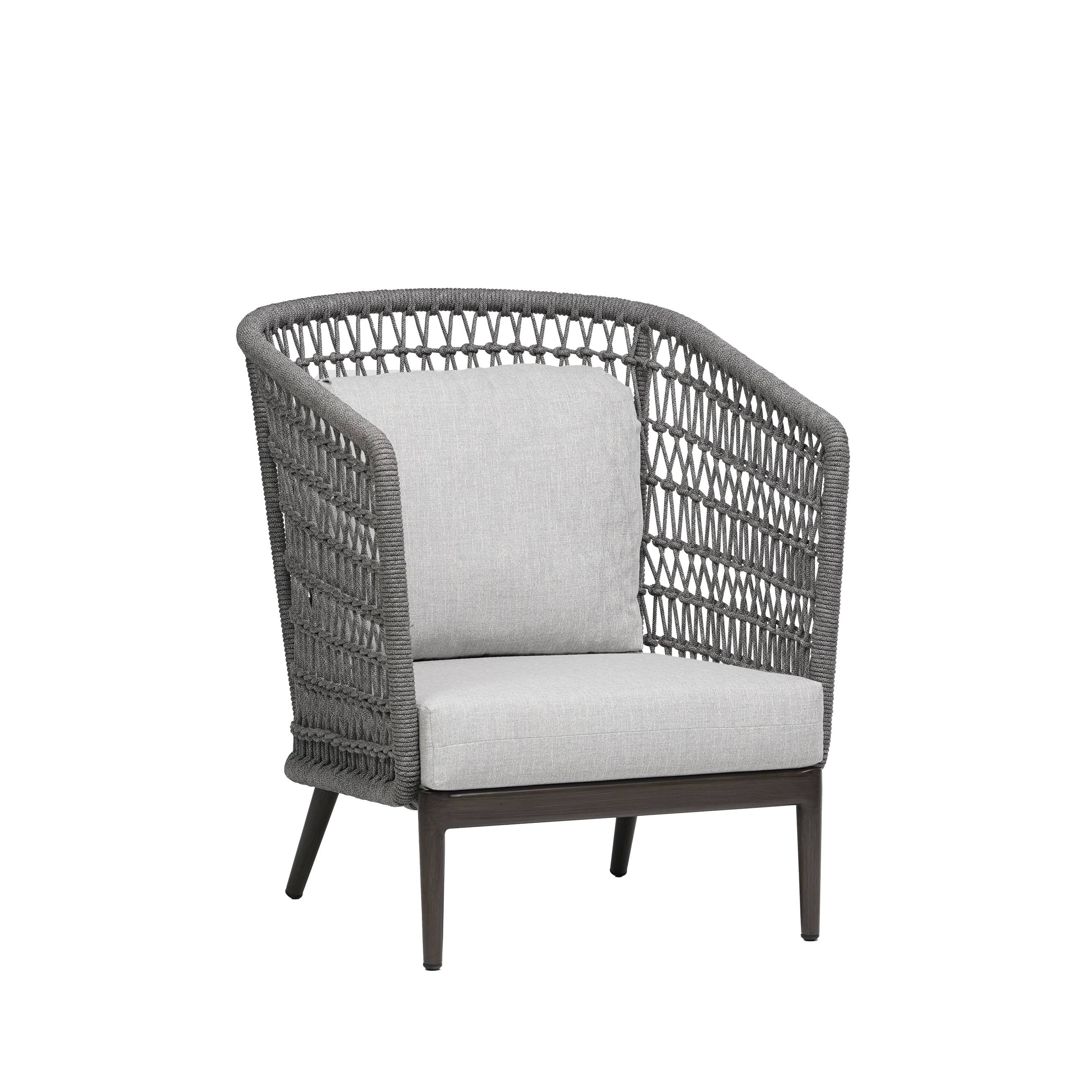 Poinciana Grey High Back Chair