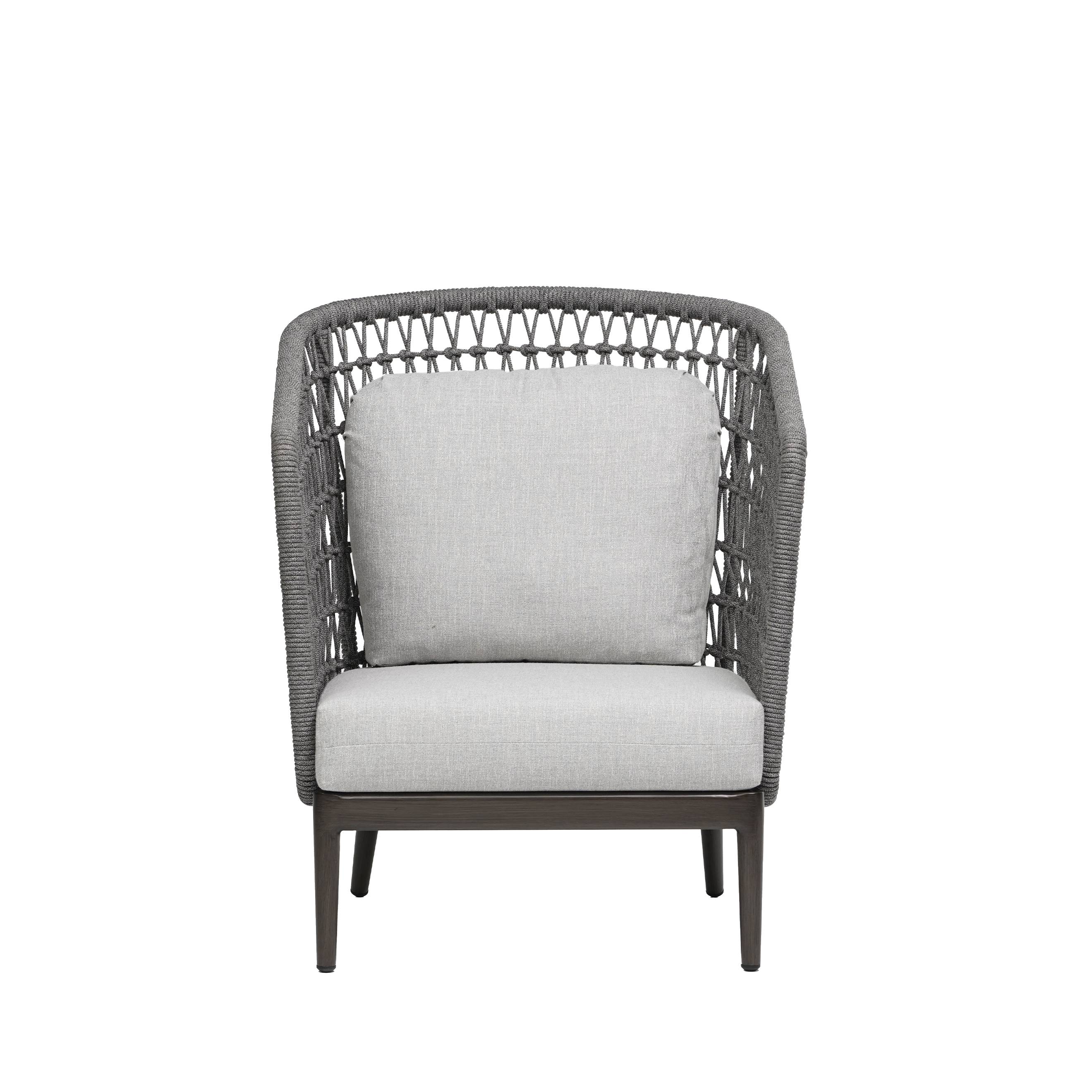 Poinciana Grey High Back Chair