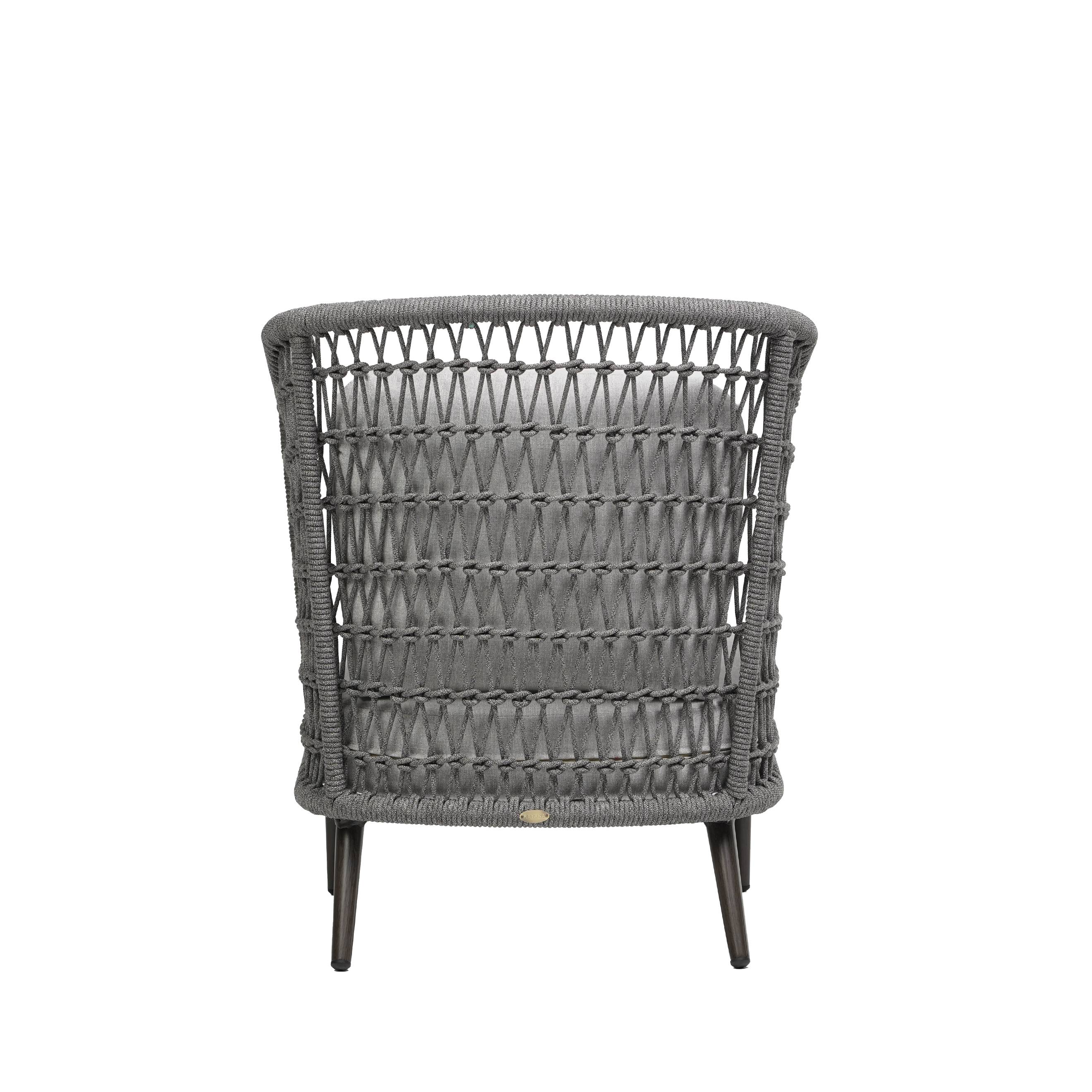 Poinciana Grey High Back Chair
