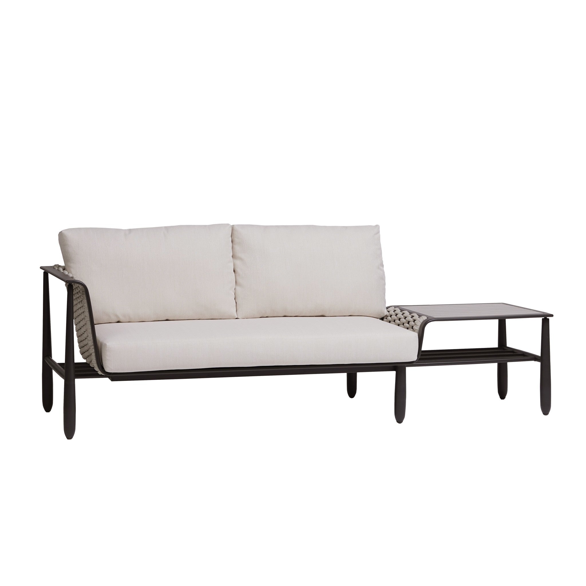 Diva Left Arm Loveseat w/ Corner Table