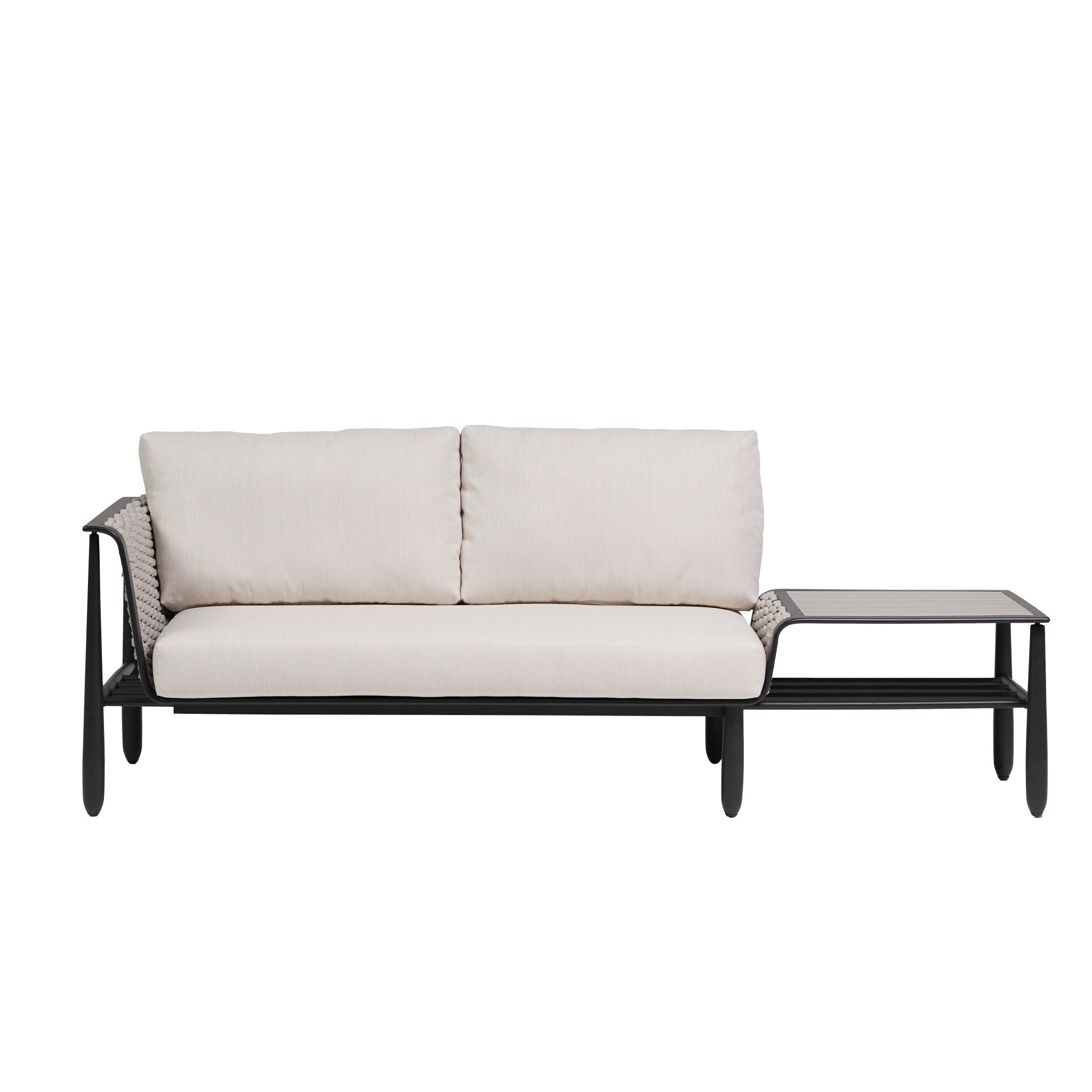 Diva Left Arm Loveseat w/ Corner Table