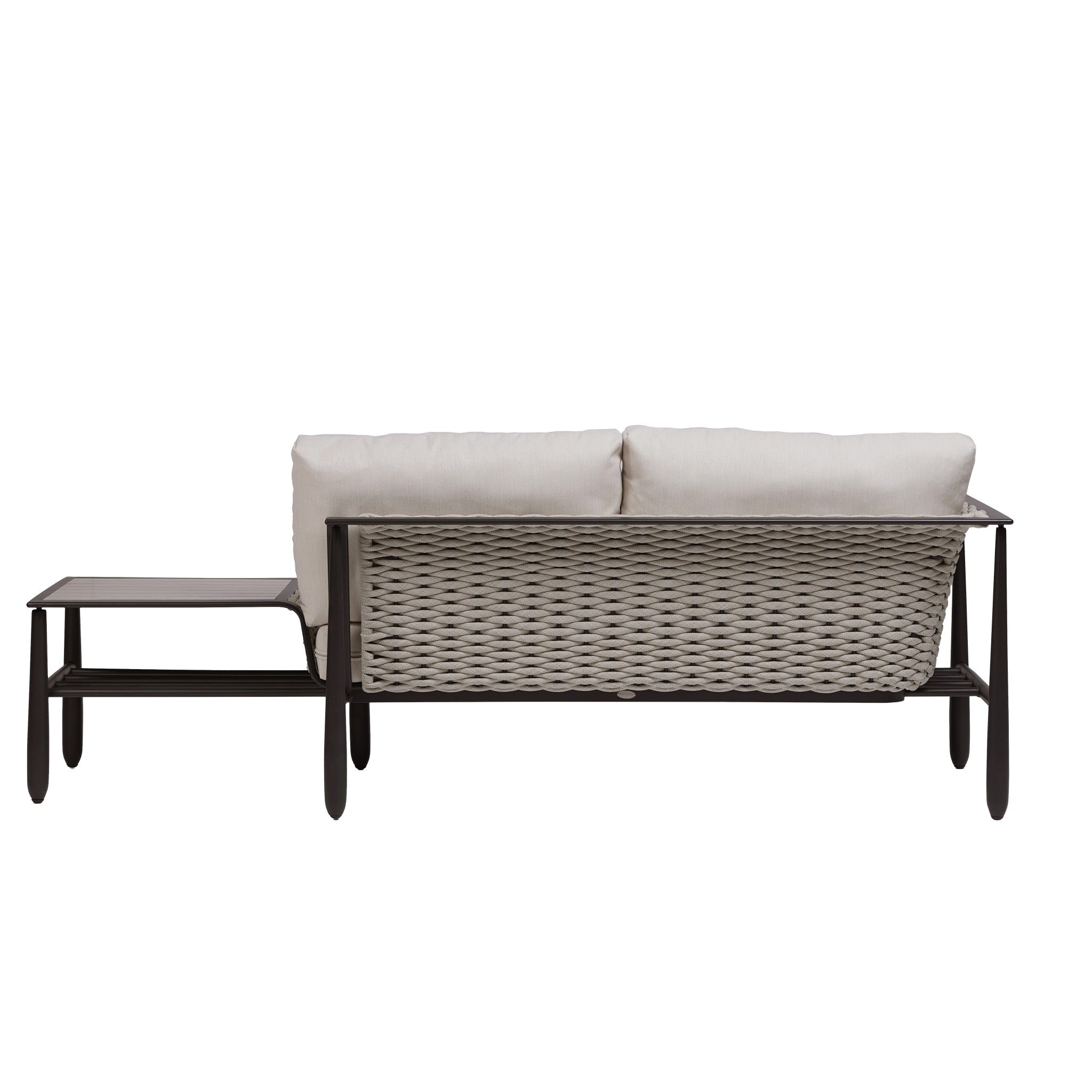 Diva Left Arm Loveseat w/ Corner Table