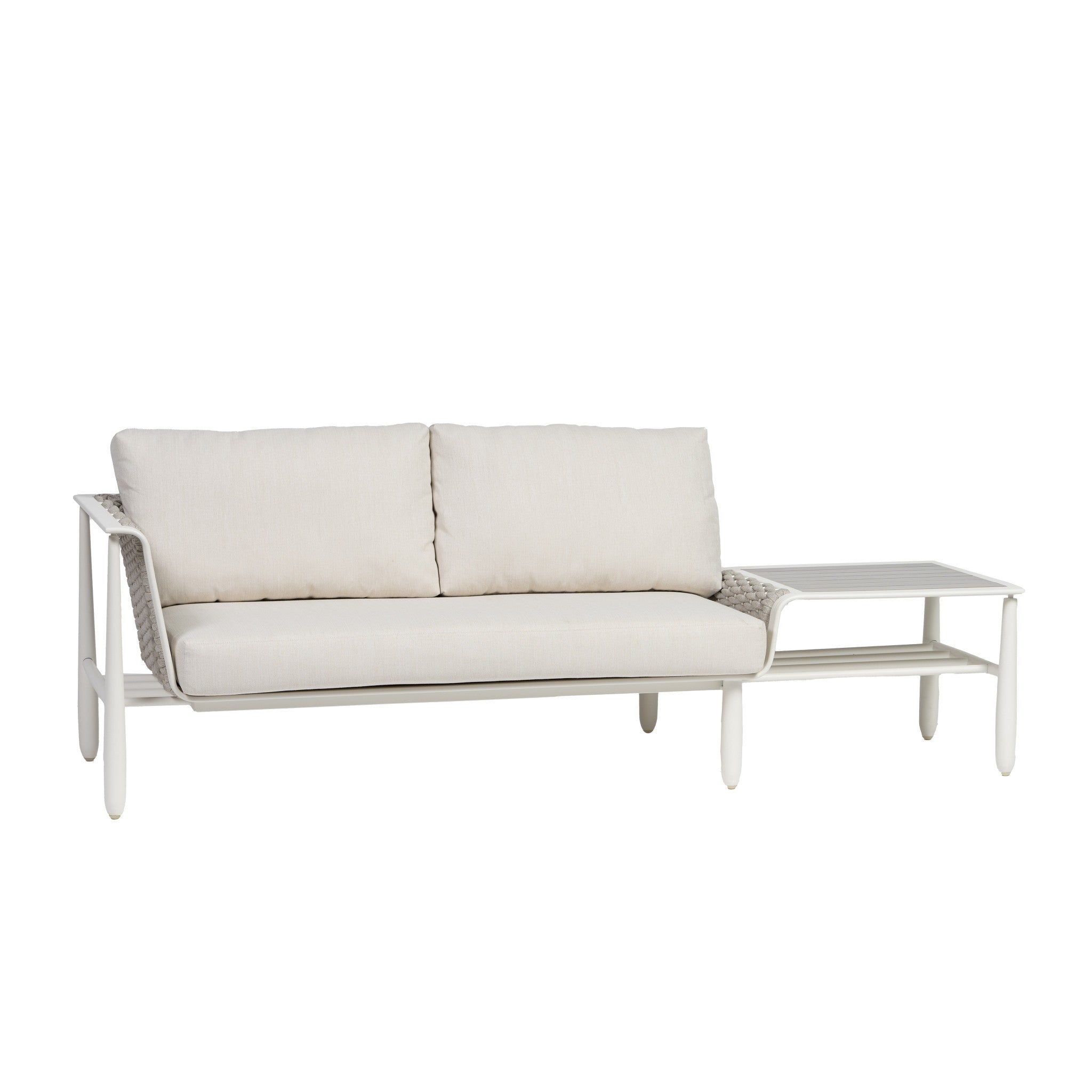 Diva Left Arm Loveseat w/ Corner Table