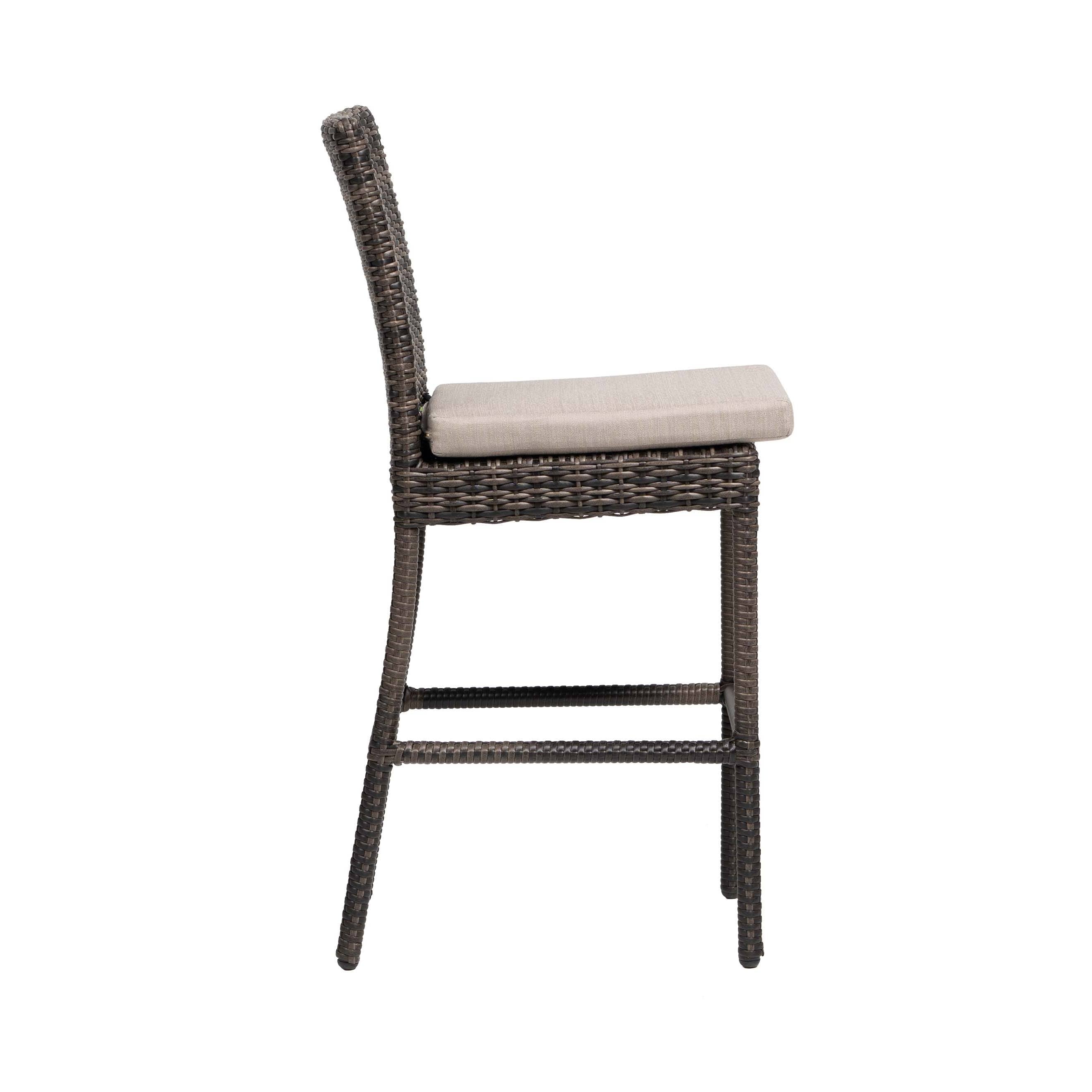 Coral Gables Wicker Bar Stool