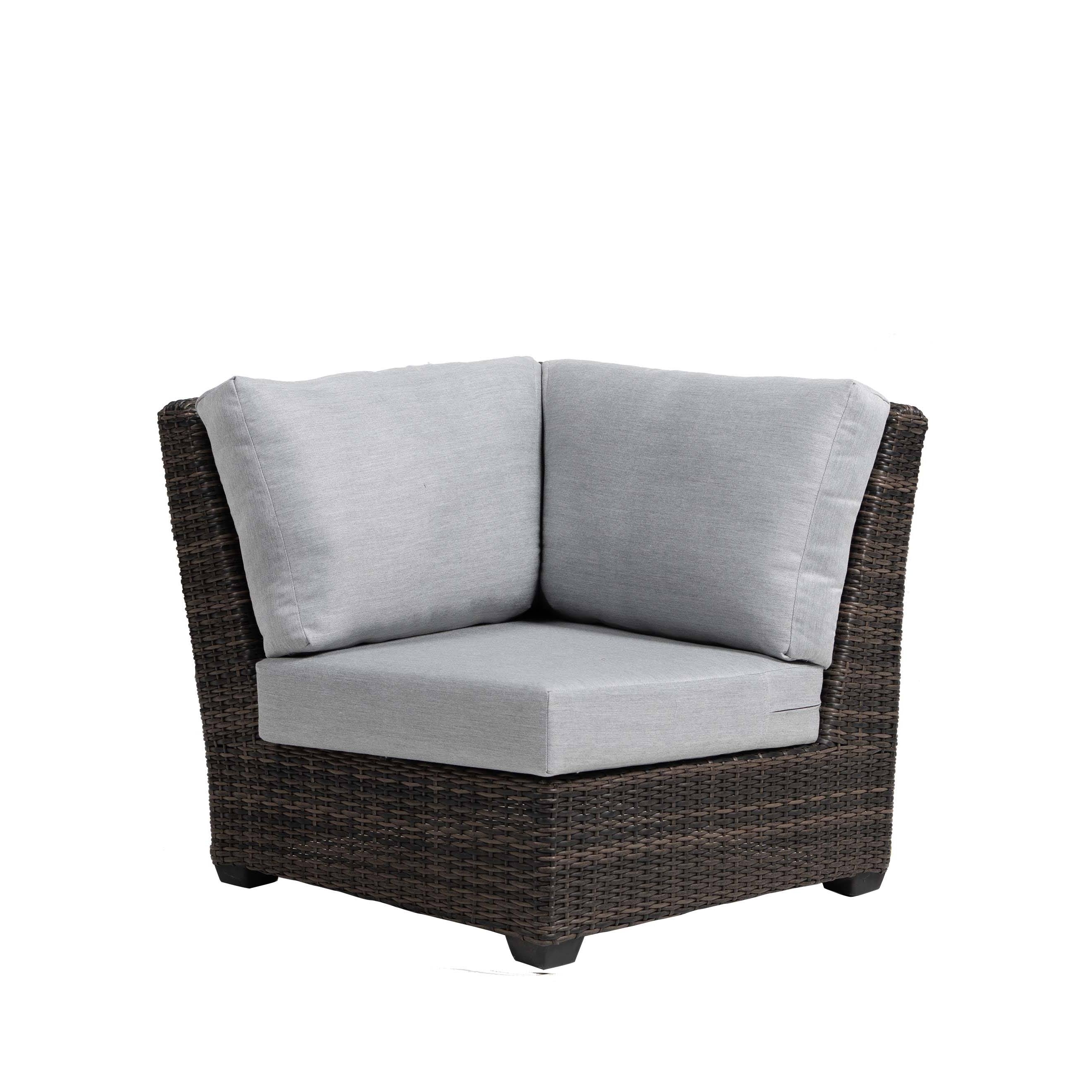 Coral Gables Wicker Corner Chair