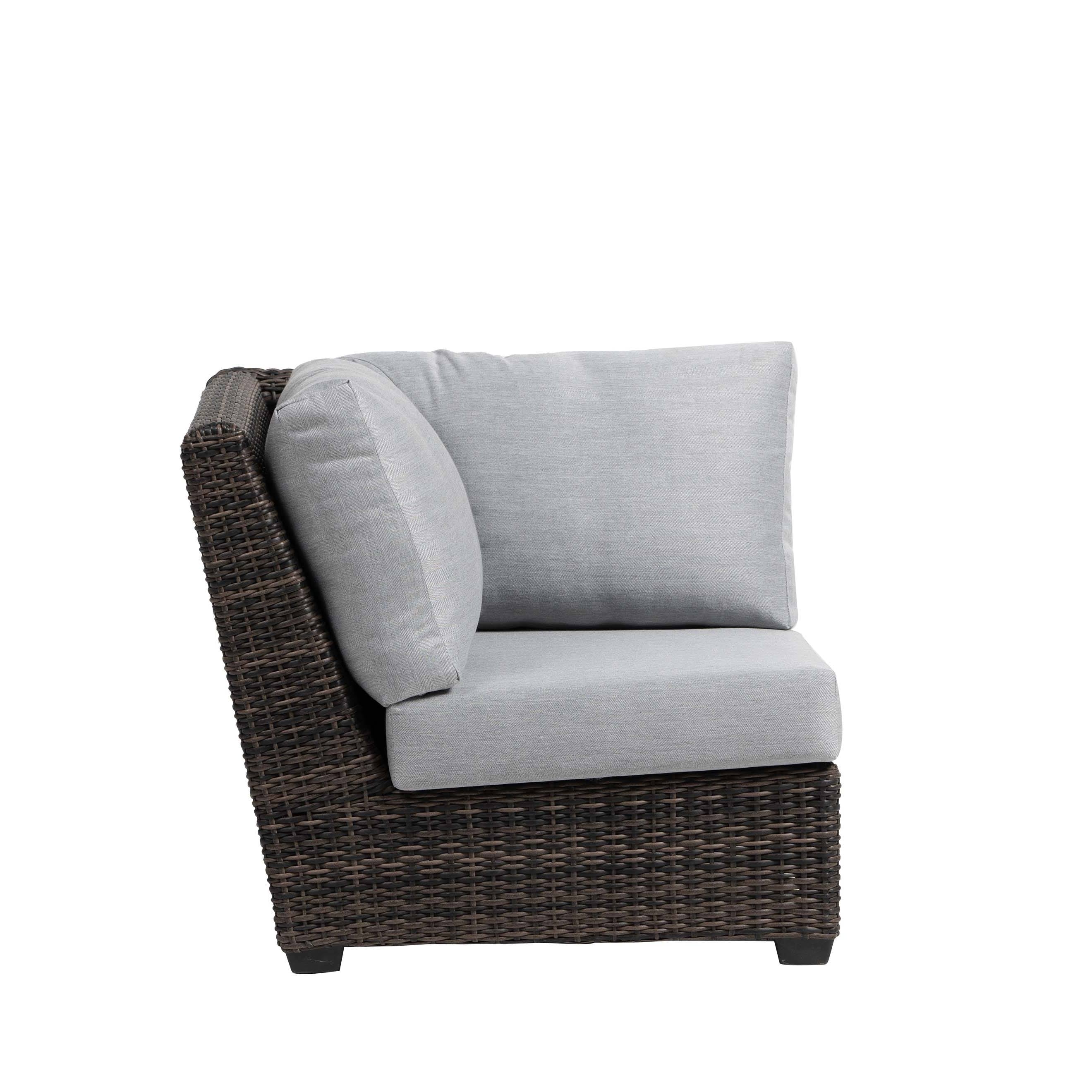 Coral Gables Wicker Corner Chair