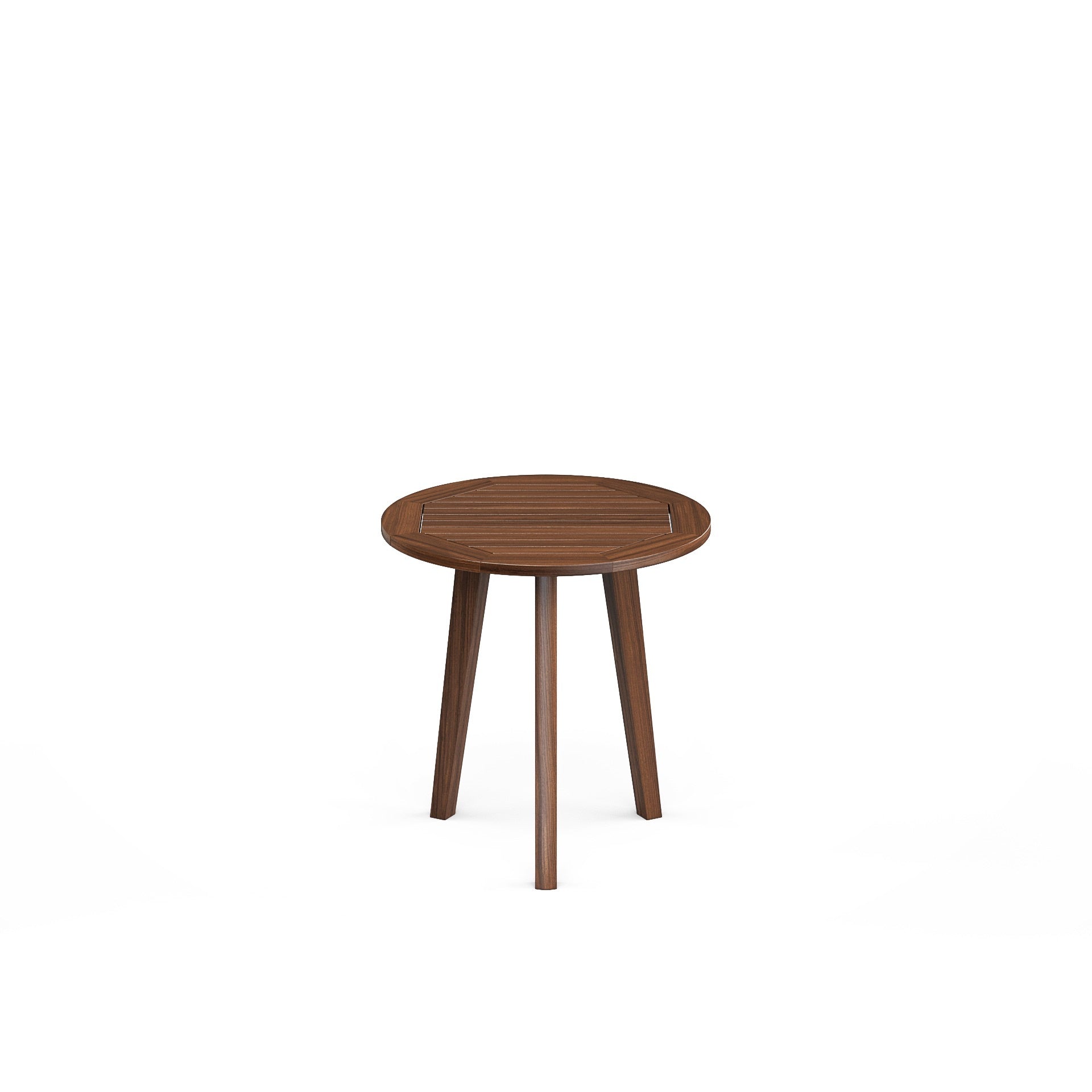 Foundations 28" Round Ipe Wood Bistro Table