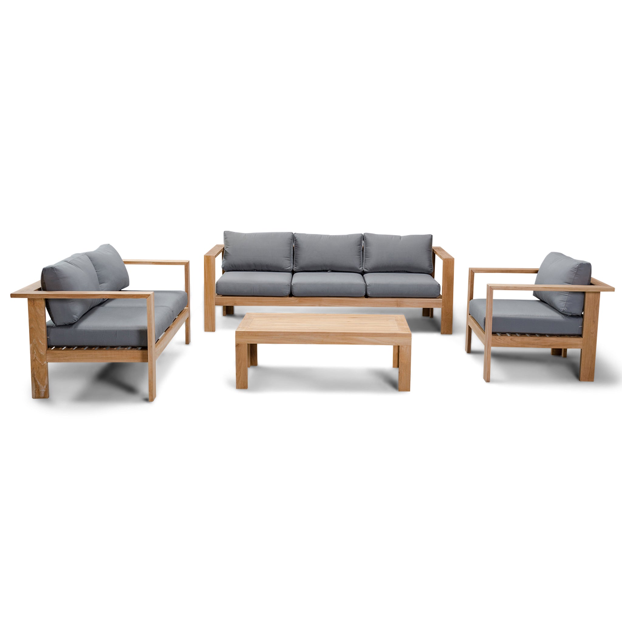 variant:Club Chair and Loveseat / Canvas Charcoal