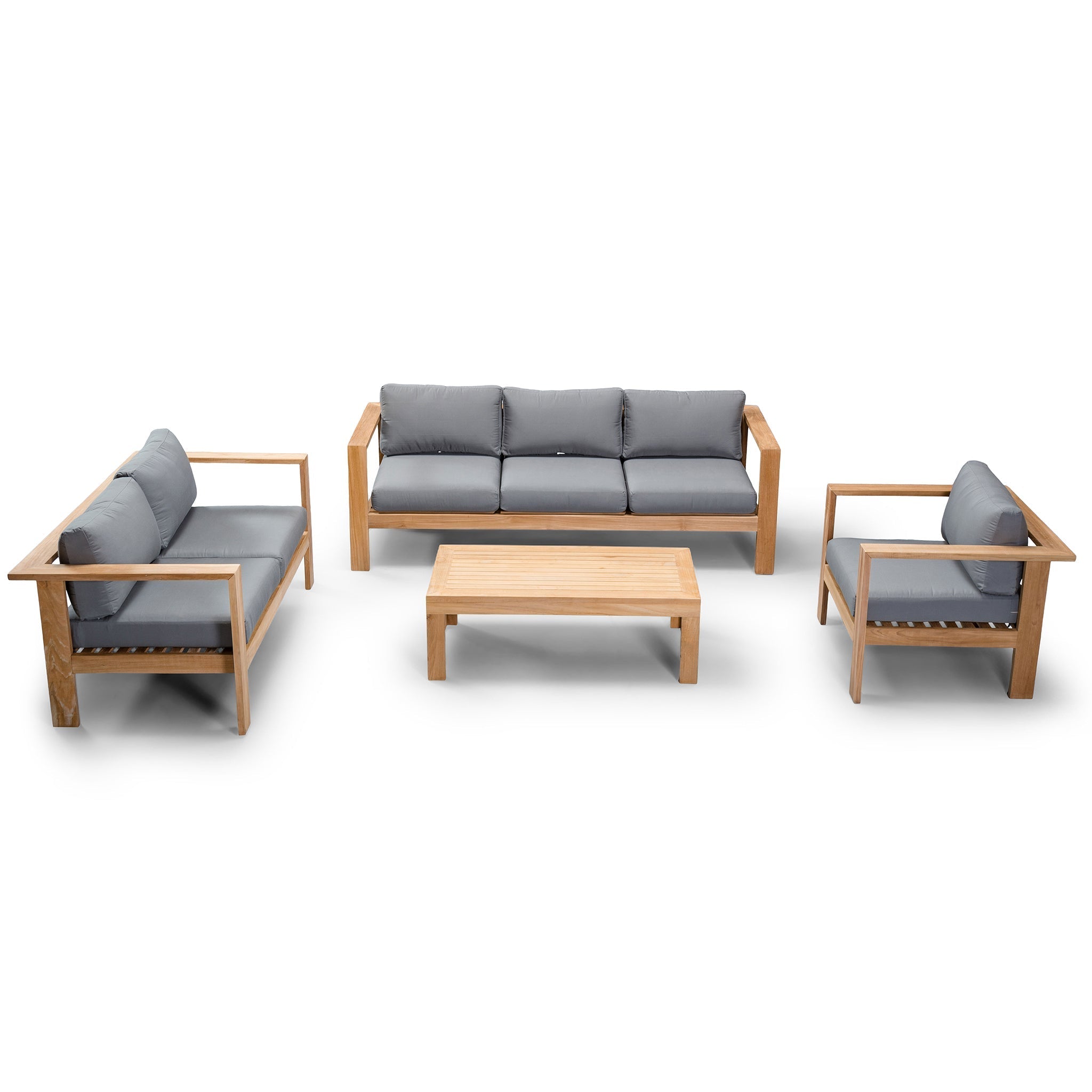variant:Club Chair and Loveseat / Canvas Charcoal