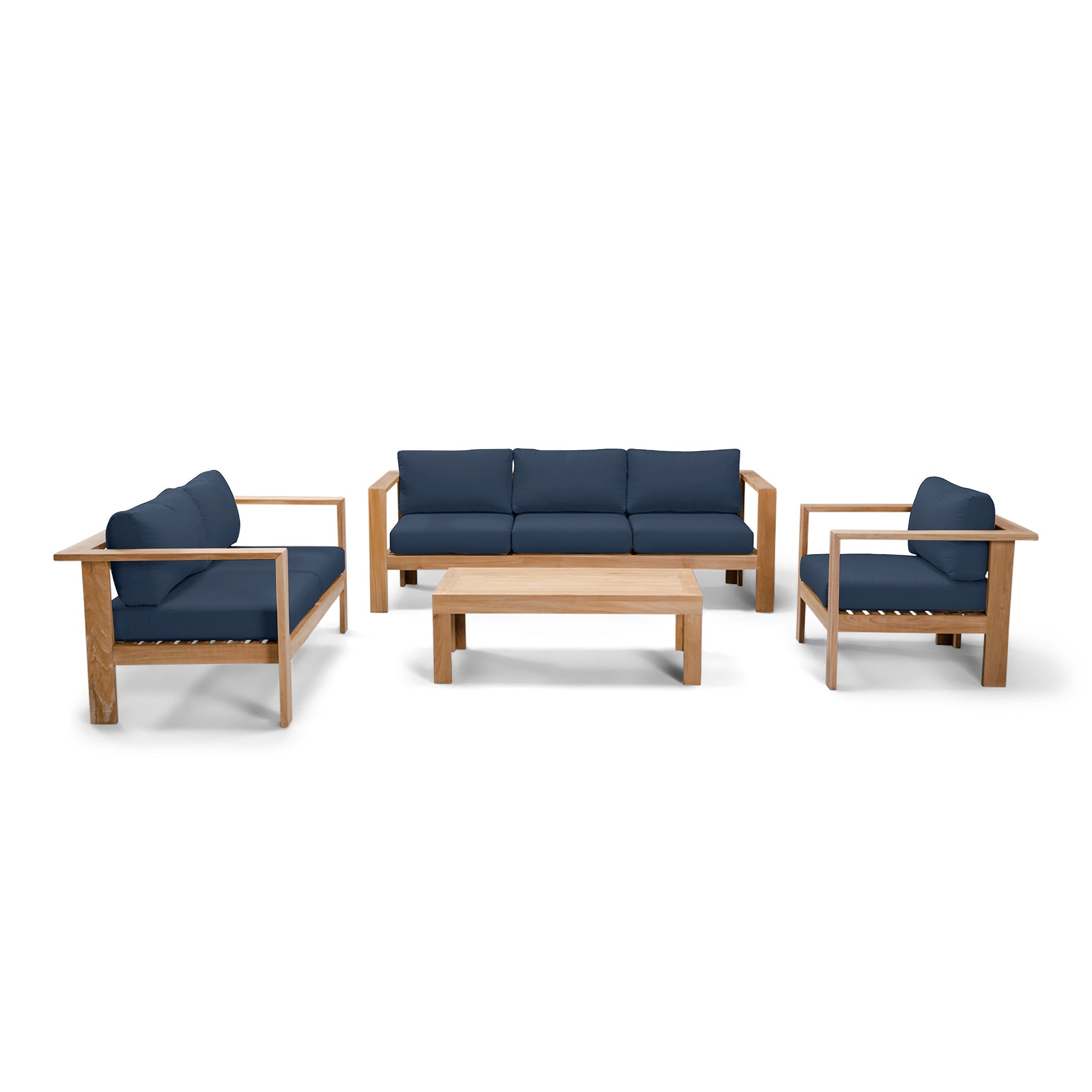 variant:Club Chair and Loveseat / Spectrum Indigo