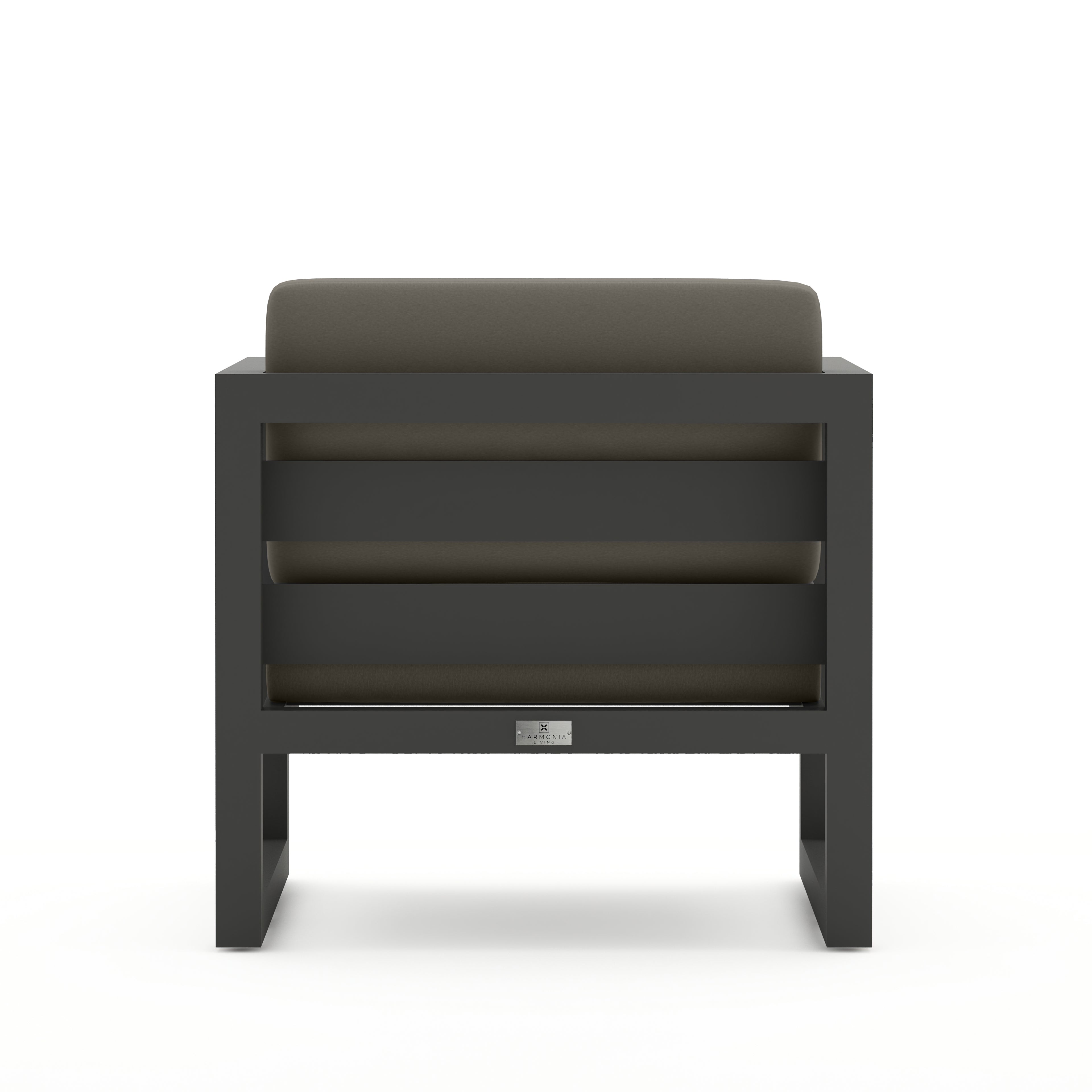 Avion Club Chair#Finish_Slate#Fabric_Canvas Charcoal