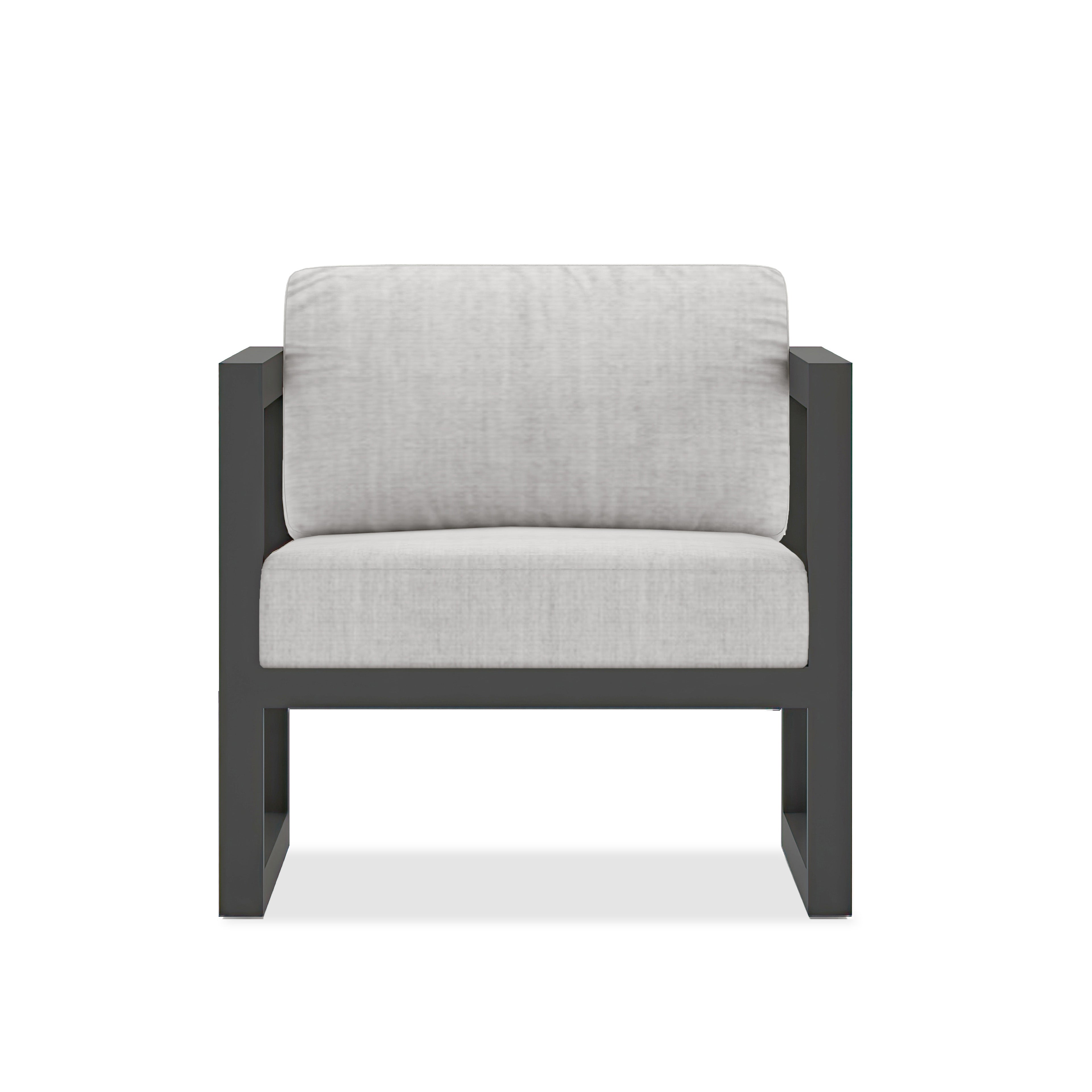 Avion Club Chair#Finish_Slate#Fabric_Cast Silver