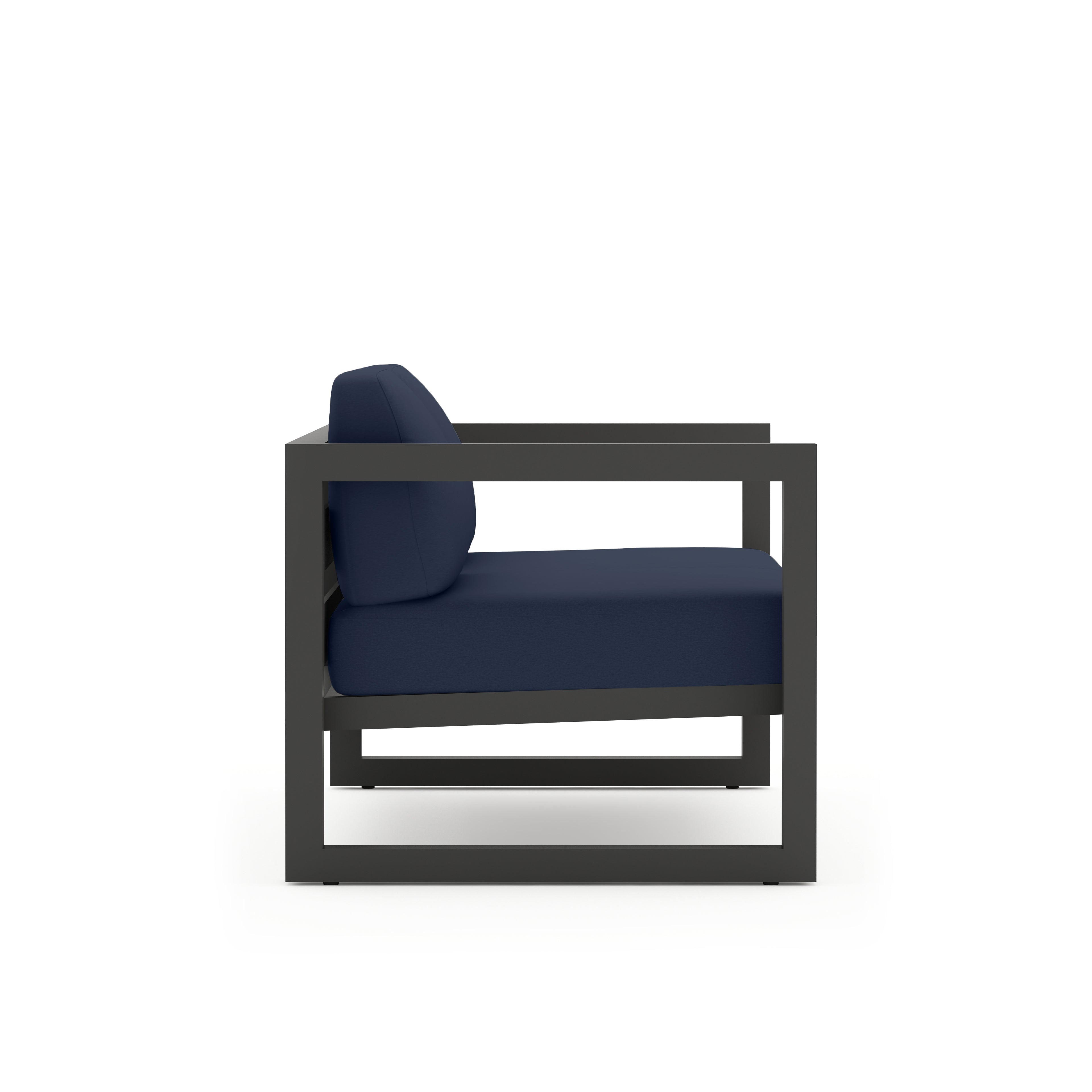 Avion Loveseat#Finish_Slate#Fabric_Spectrum Indigo
