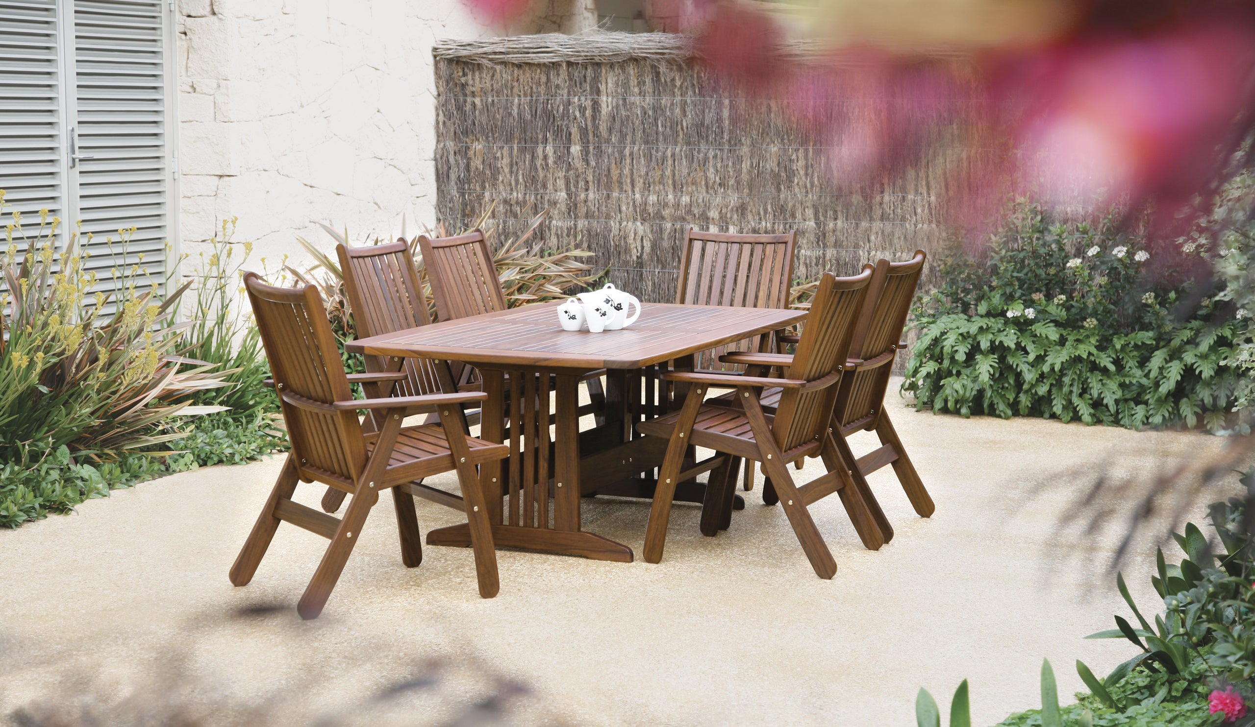 Heritage Franklin Ipe Wood Dining Arm Chair