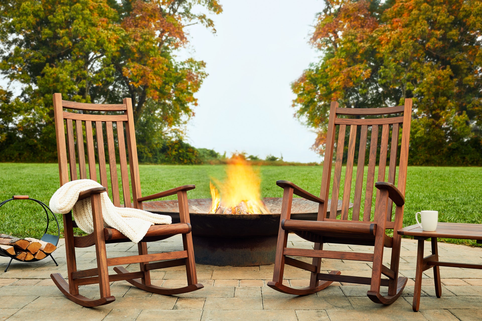 Heritage Ruby Ipe Wood Rocking Chair