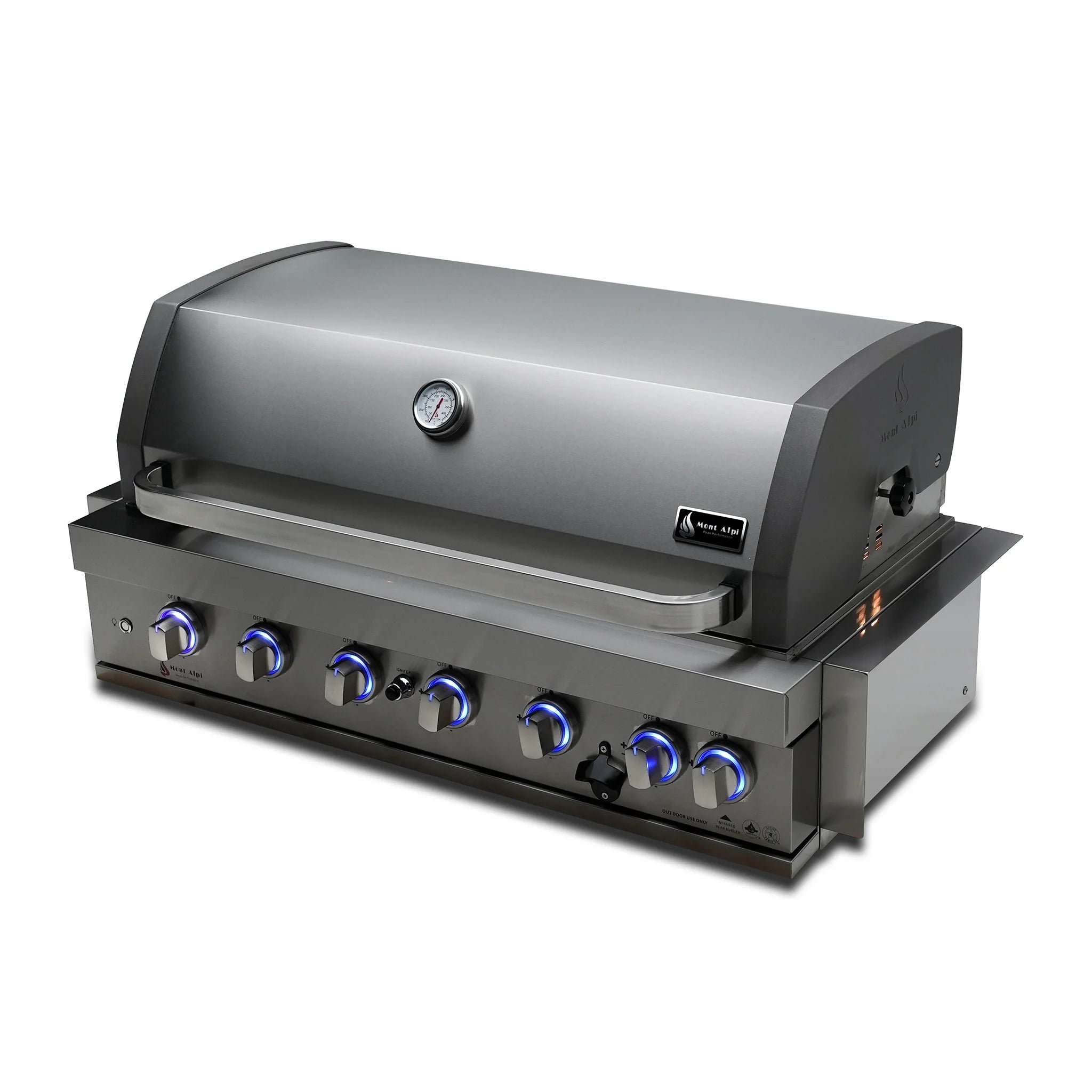 805 44" Stainless Steel 6-Burner Built-In Grill