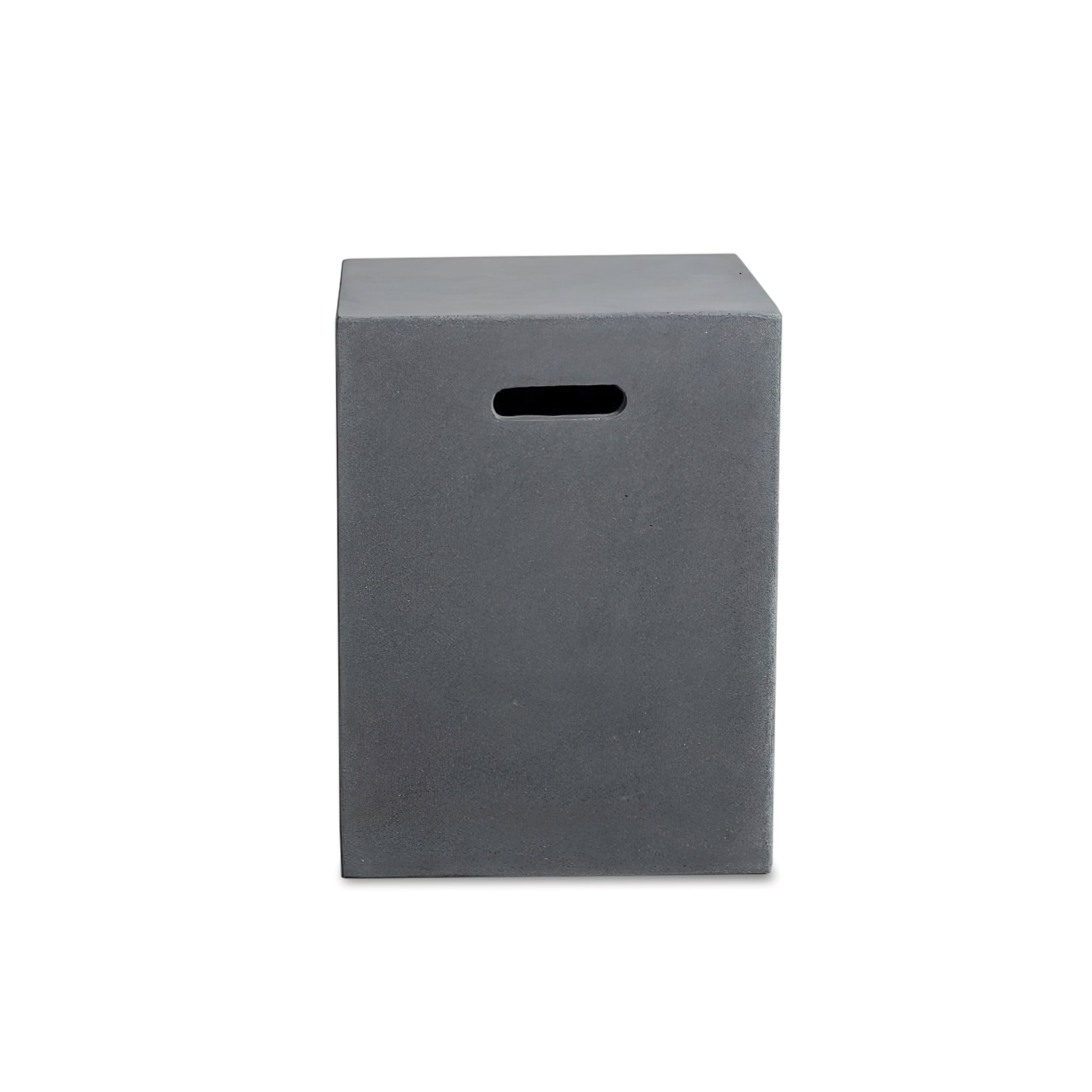 Beton 16" Square Propane Tank Cover#Finish_Natural Gray