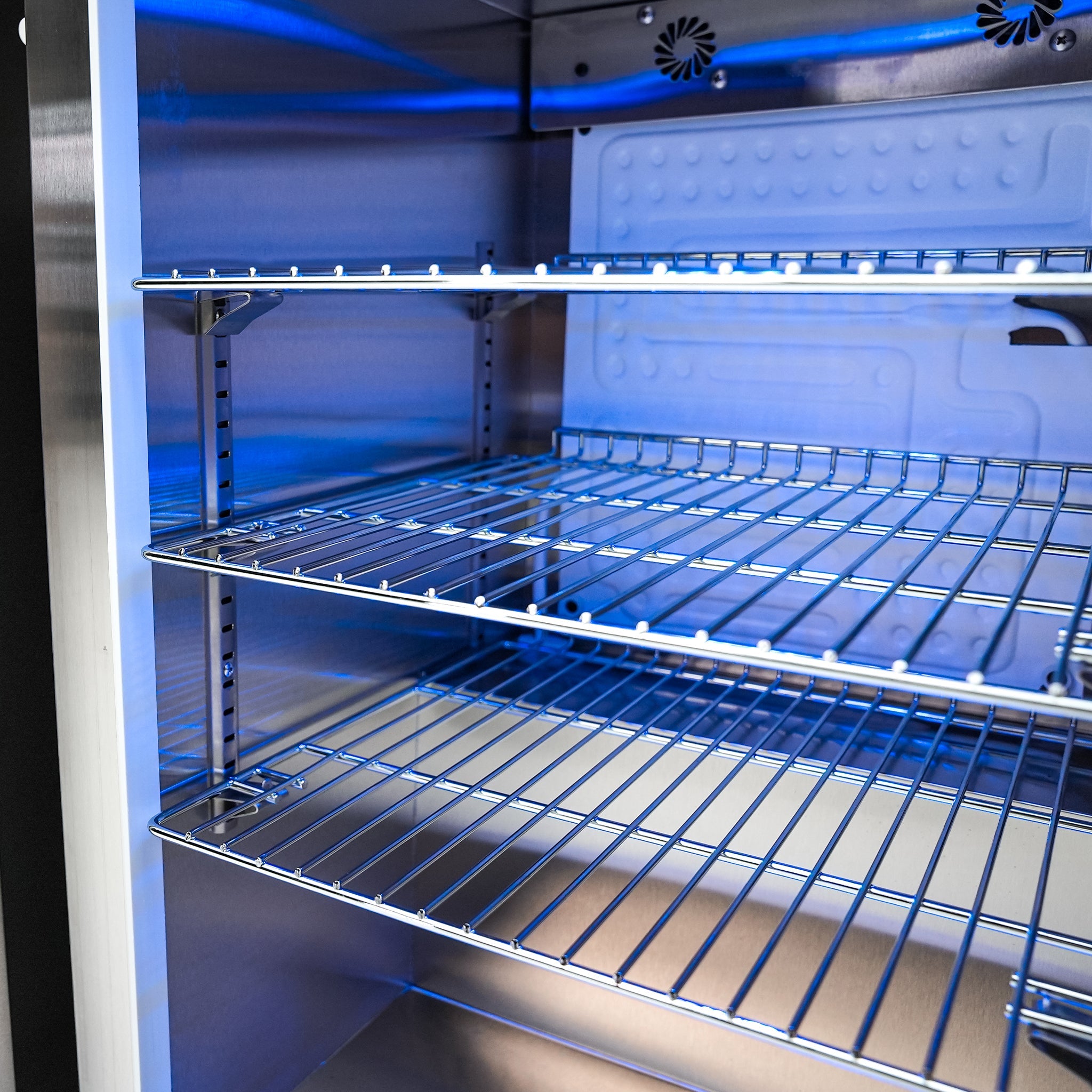 400 Deluxe 10.5 ft. Stainless Steel 4-Burner Outdoor Kitchen Island with 90-Degree Corner Beverage Center and Fridge Cabinet