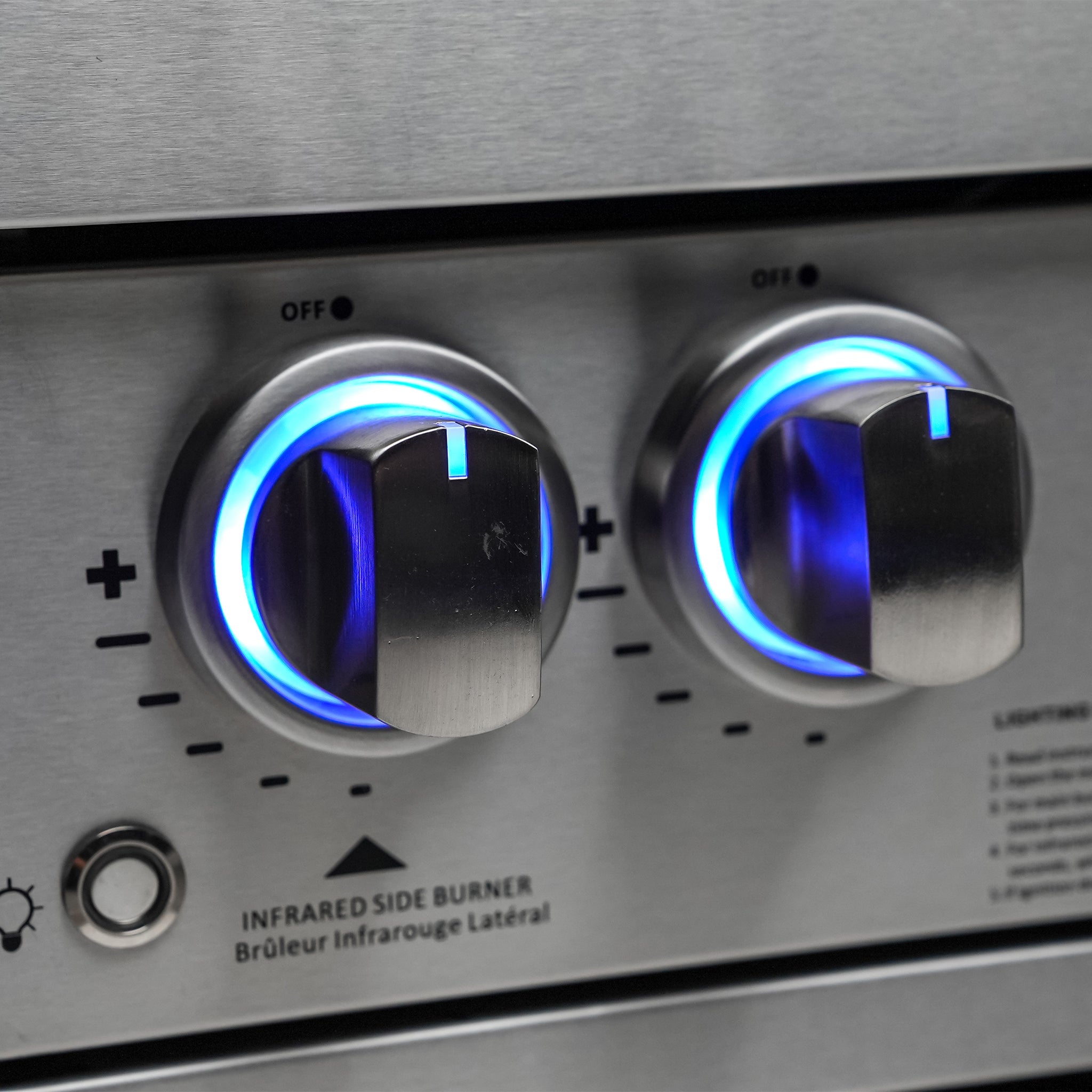 805 Original Stainless Steel 6-Burner Outdoor Kitchen Island with 90 Degree Corner and Beverage Center