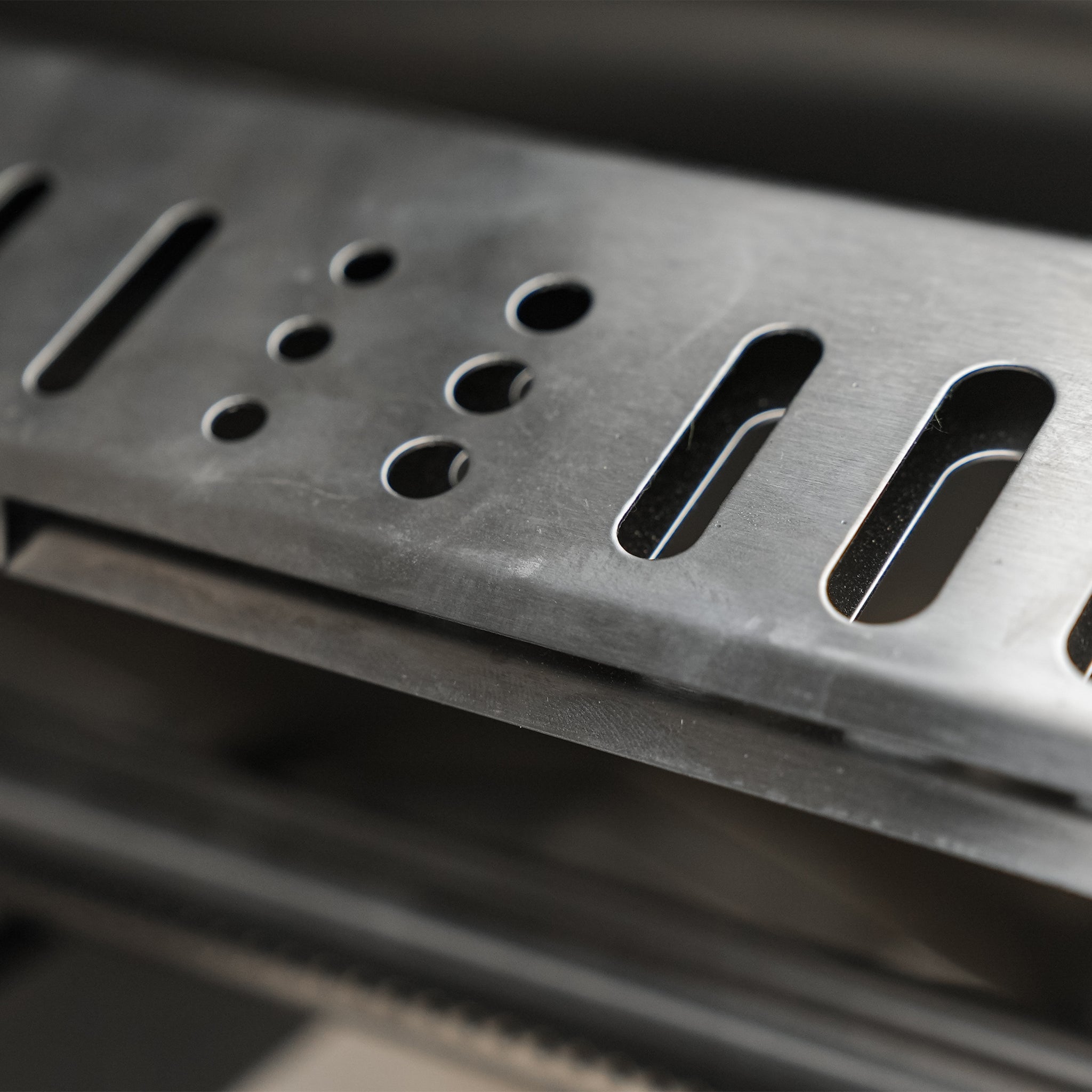 805 Deluxe Black Stainless Steel 6-Burner Outdoor Kitchen Island with 90-Degree Corner