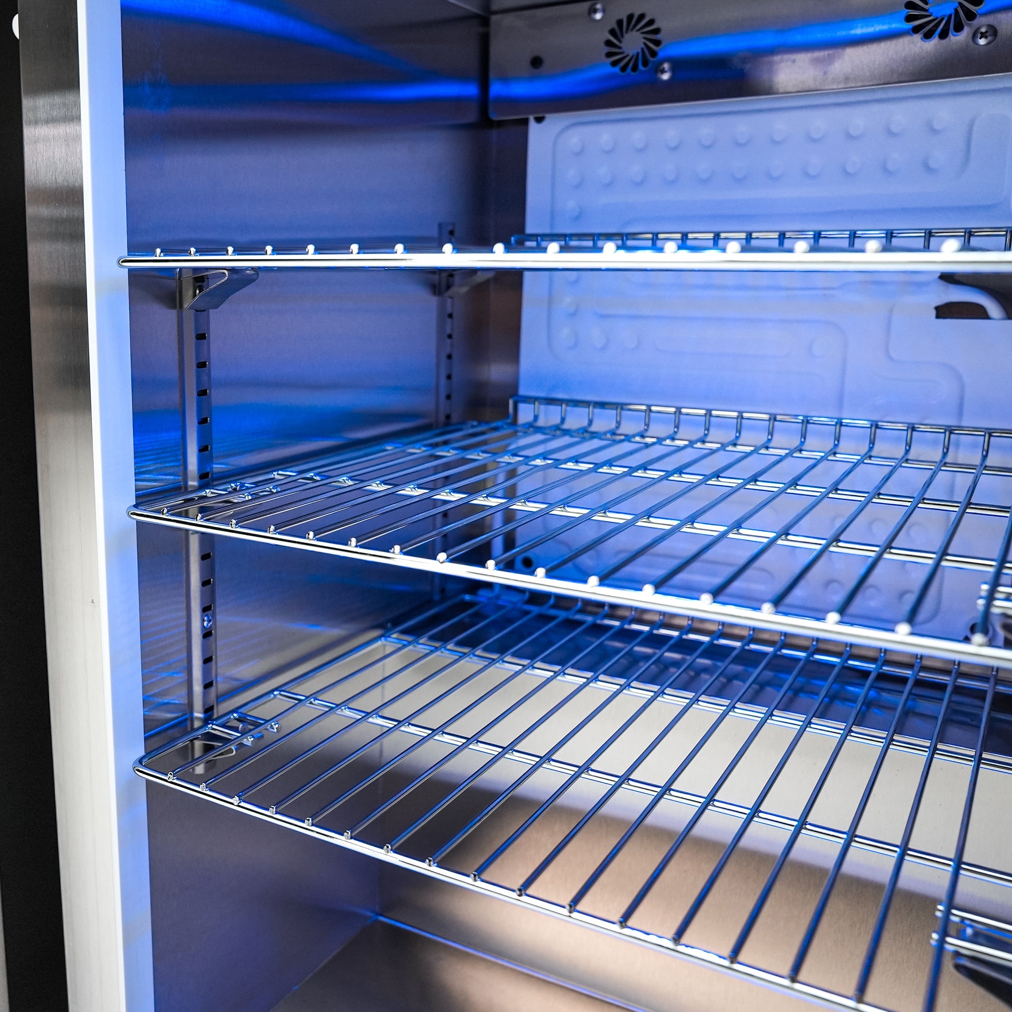 805 10 ft. Black Stainless Steel 6-Burner Outdoor Kitchen Island with 45-Degree Corners and Fridge Cabinet