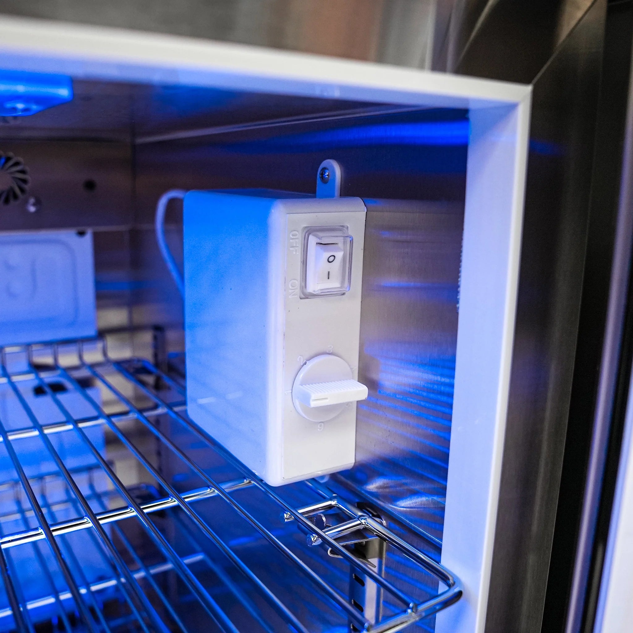 805 Deluxe 8 ft. Stainless Steel 6-Burner Outdoor Kitchen Island with 90-Degree Corner and Beverage Center