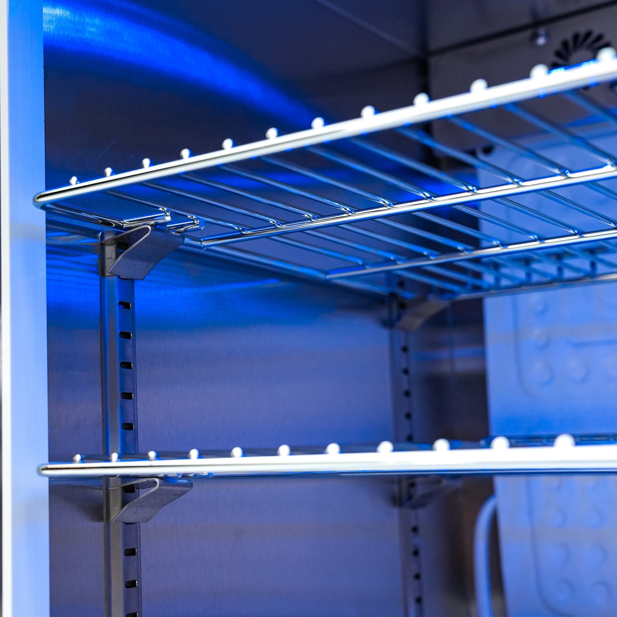 805 Deluxe Stainless Steel 6-Burner Outdoor Kitchen Island with 90-Degree Corner Beverage Center and Fridge Cabinet