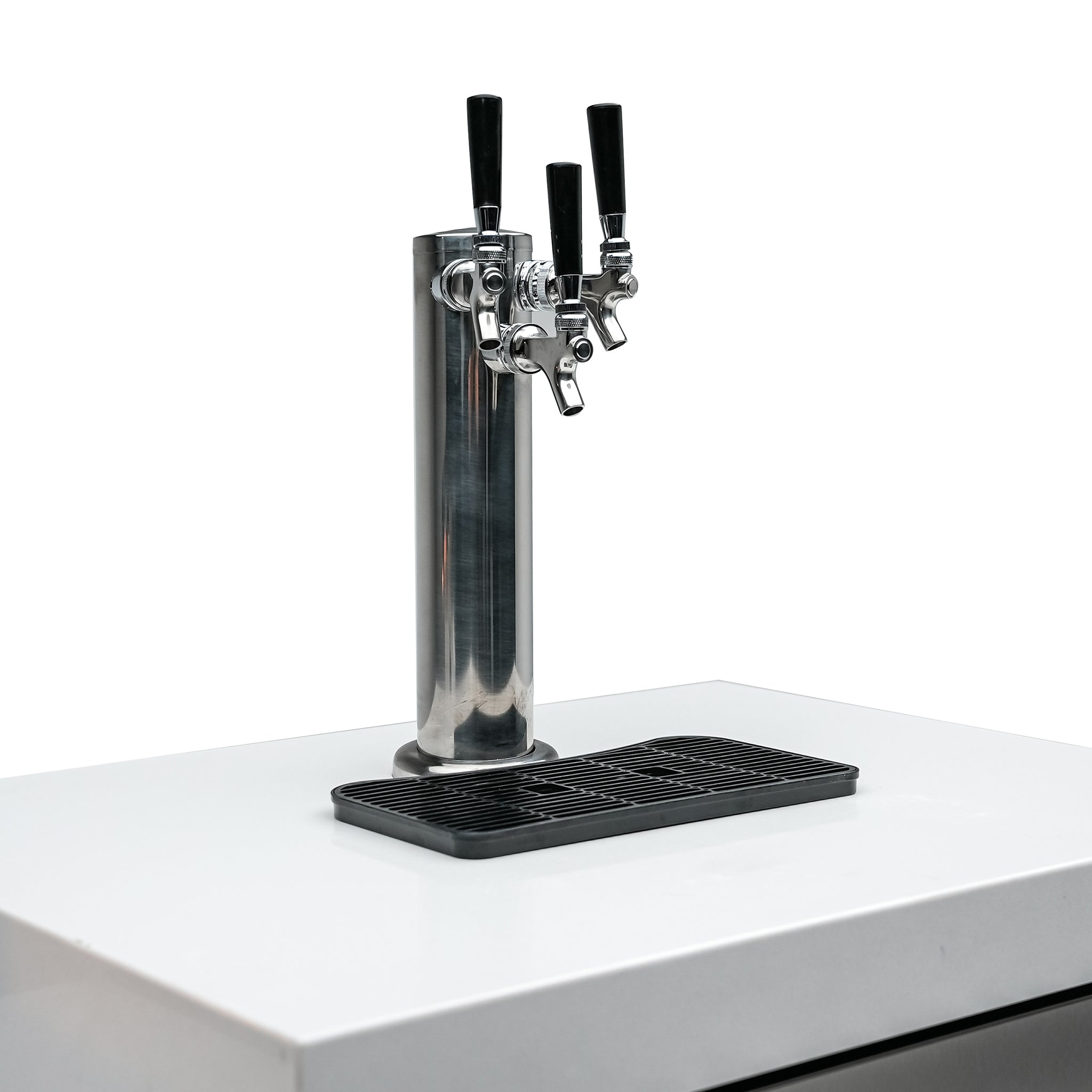 805 12 ft. Stainless Steel 6-Burner Outdoor Kitchen Island with Kegerator