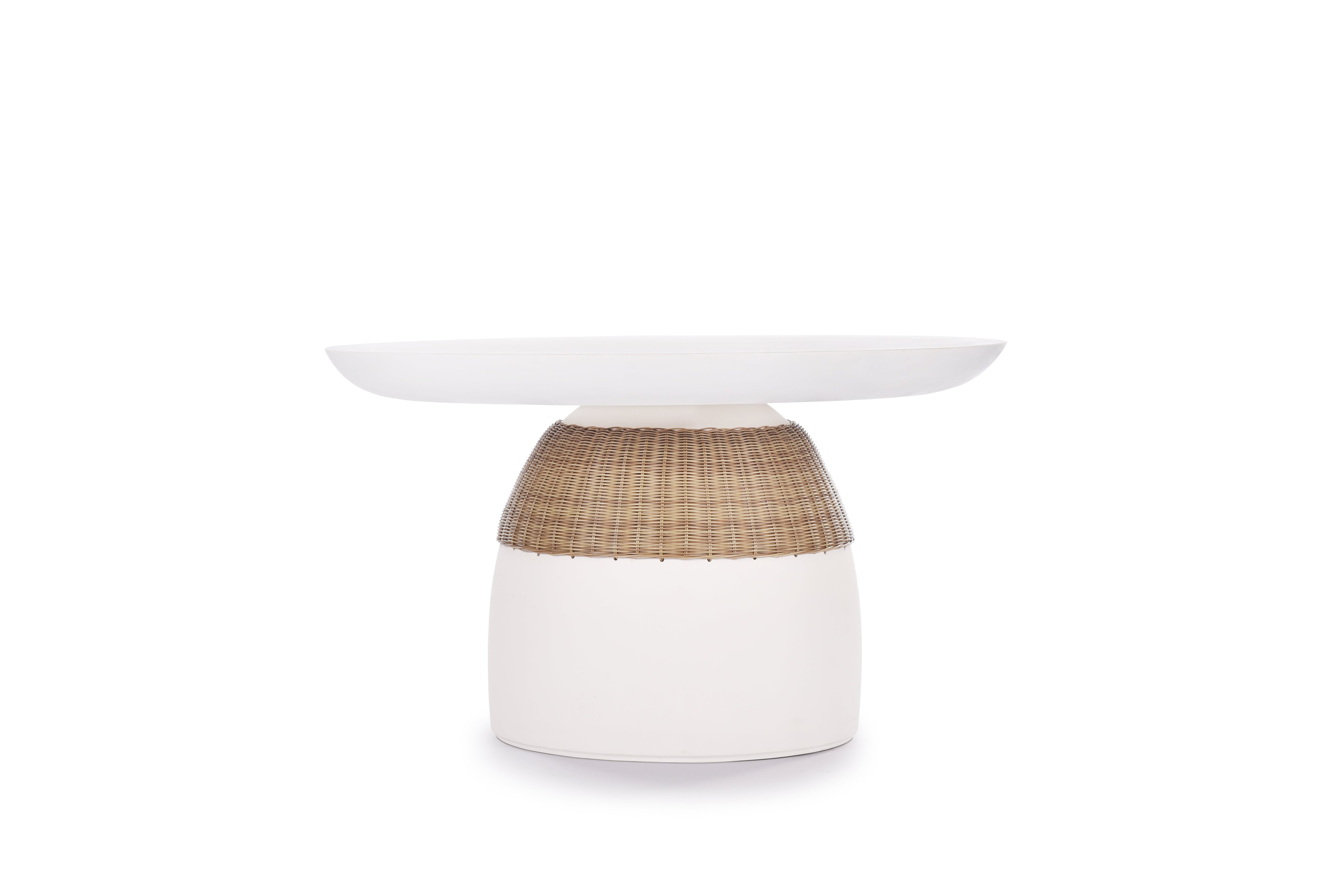 Kos Weave Round Dining Table