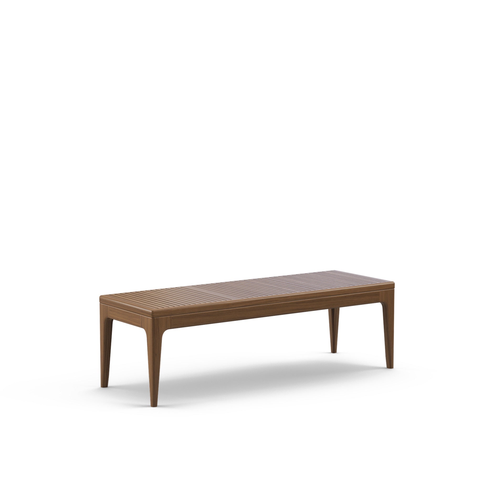 Mix 51" x 18" Rectangular Ipe Wood Coffee Table