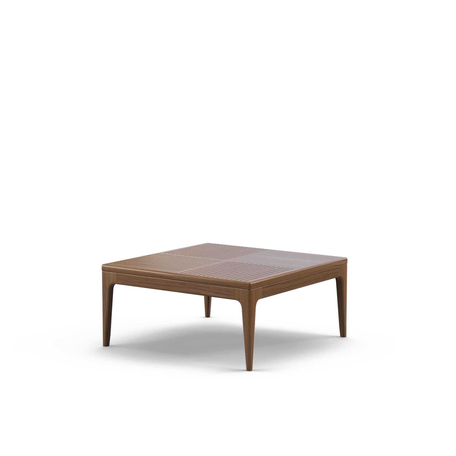 Mix 34" Square Ipe Wood Coffee Table