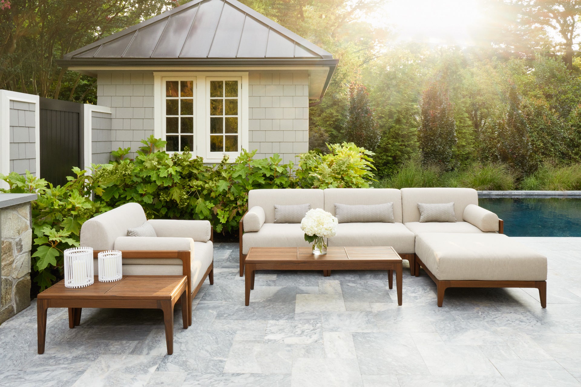 Mix Ipe Wood Corner Section