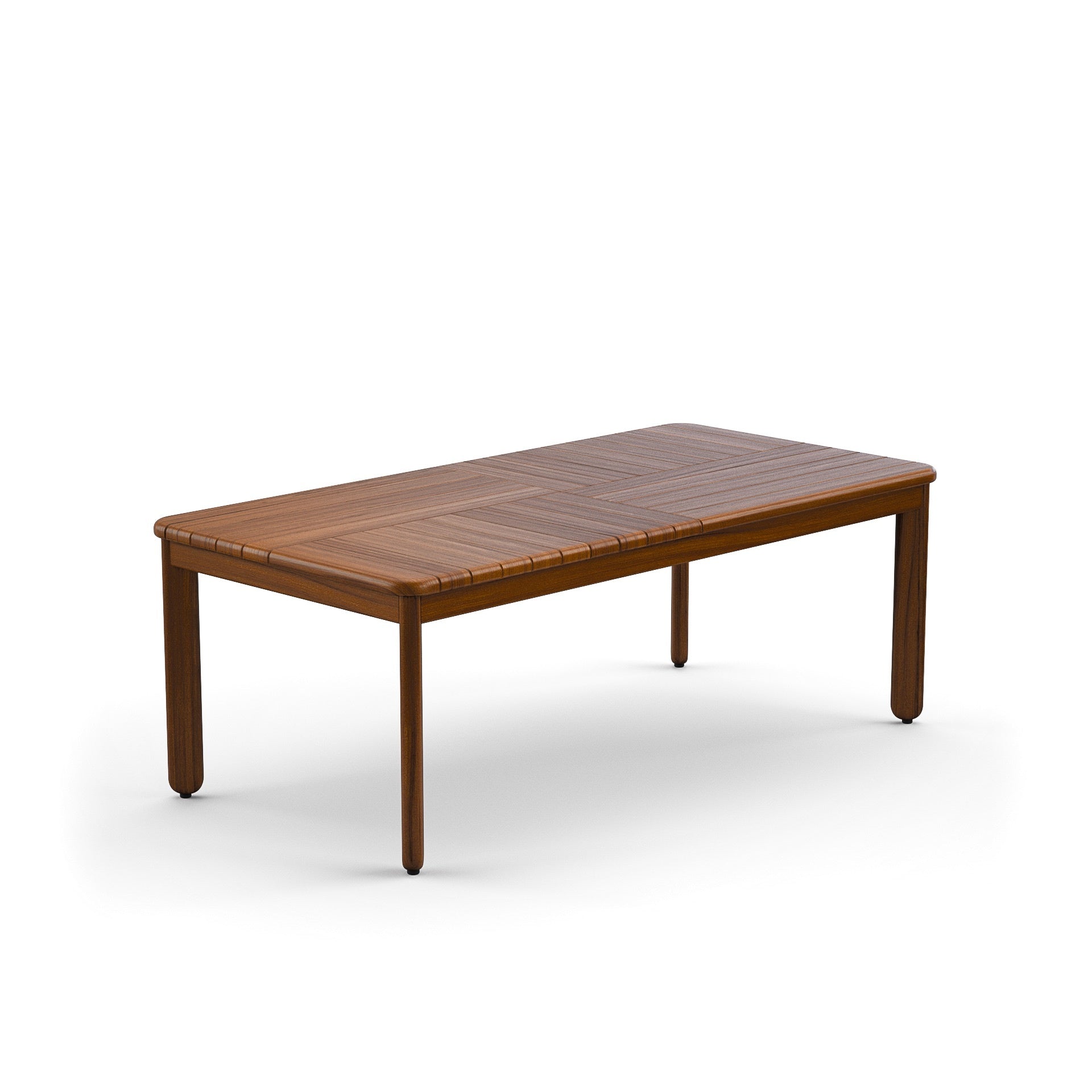 Foundations 50" x 25" Mosaic Rectangular Ipe Wood Coffee Table