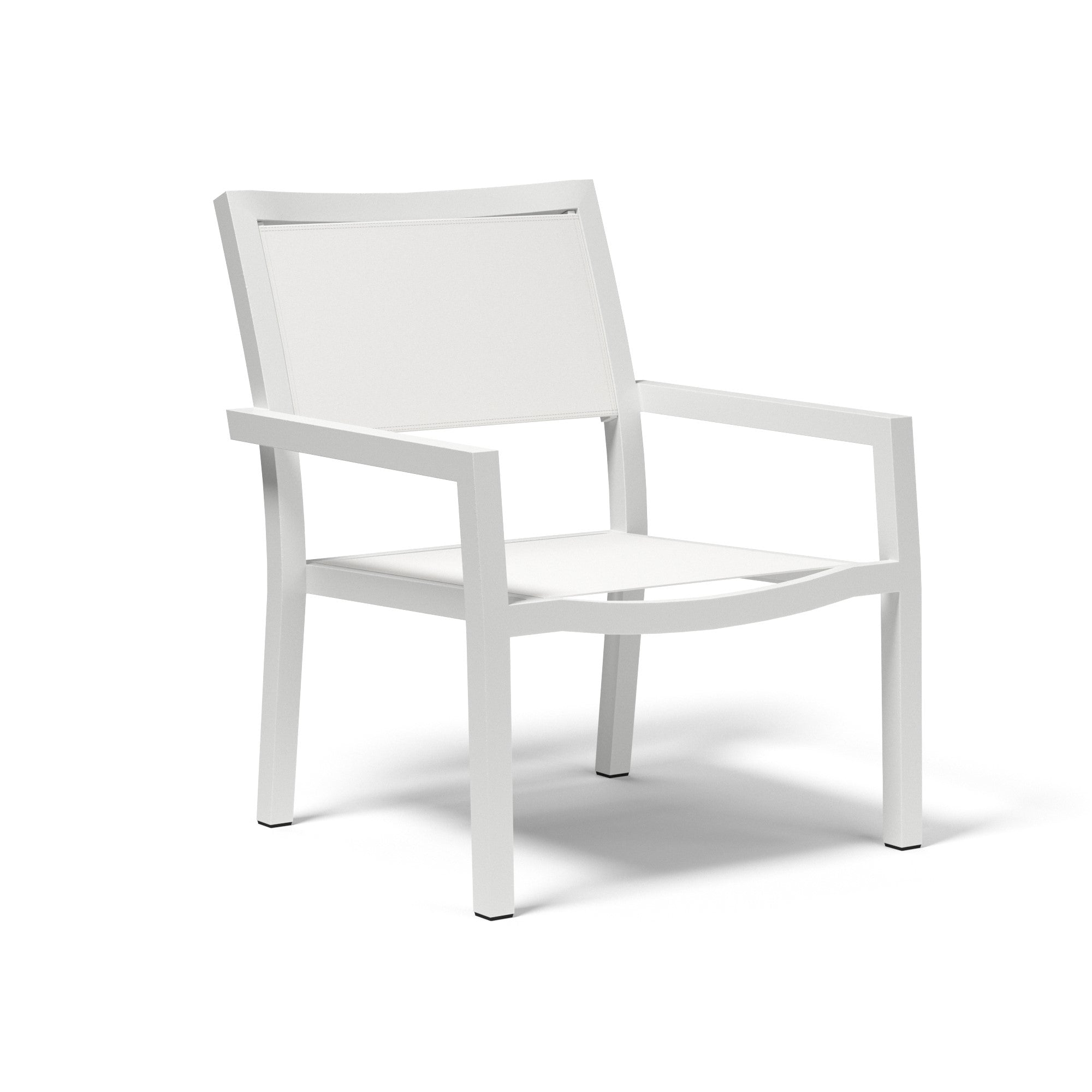 Naples Aluminum Stackable Sling Club Chair