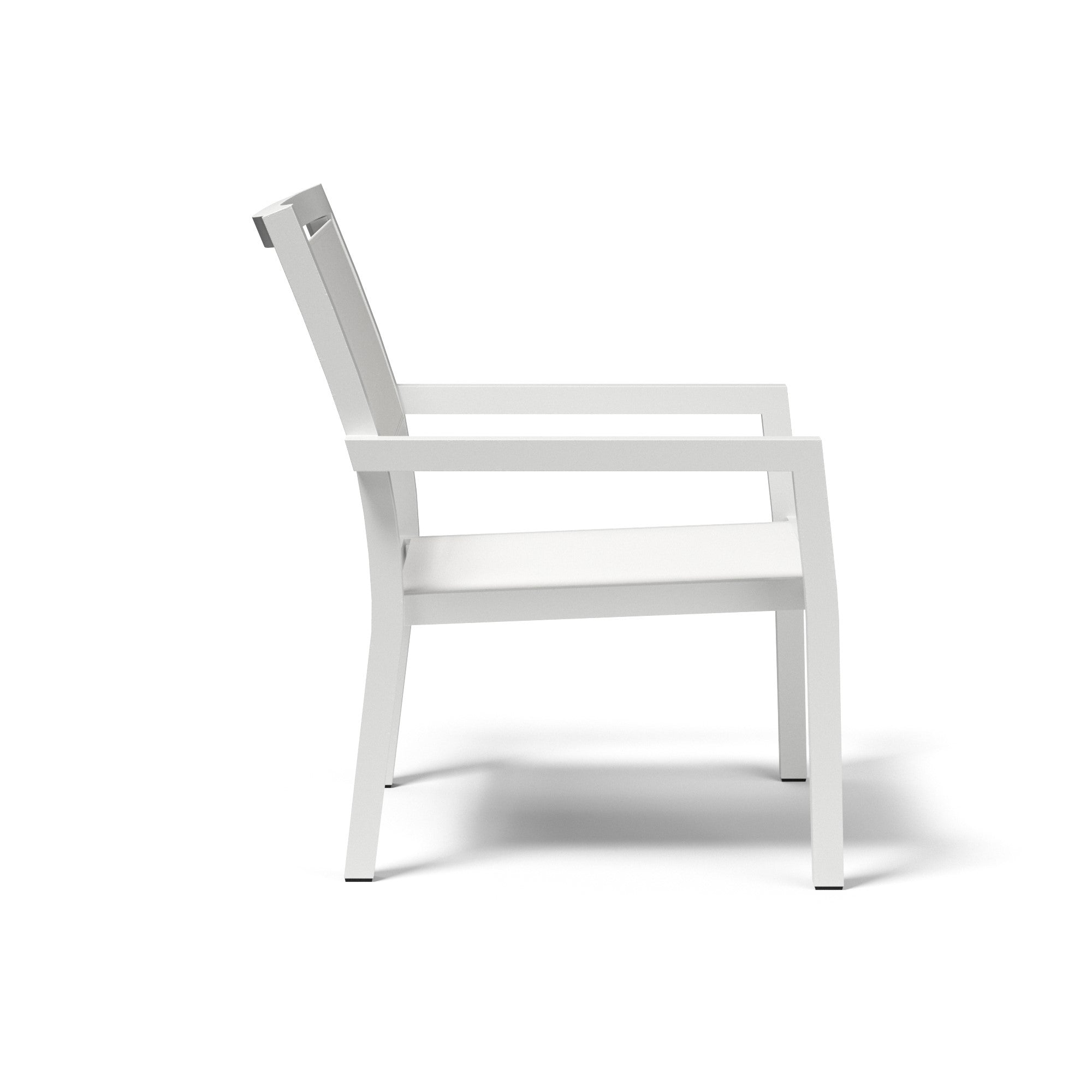 Naples Aluminum Stackable Sling Club Chair