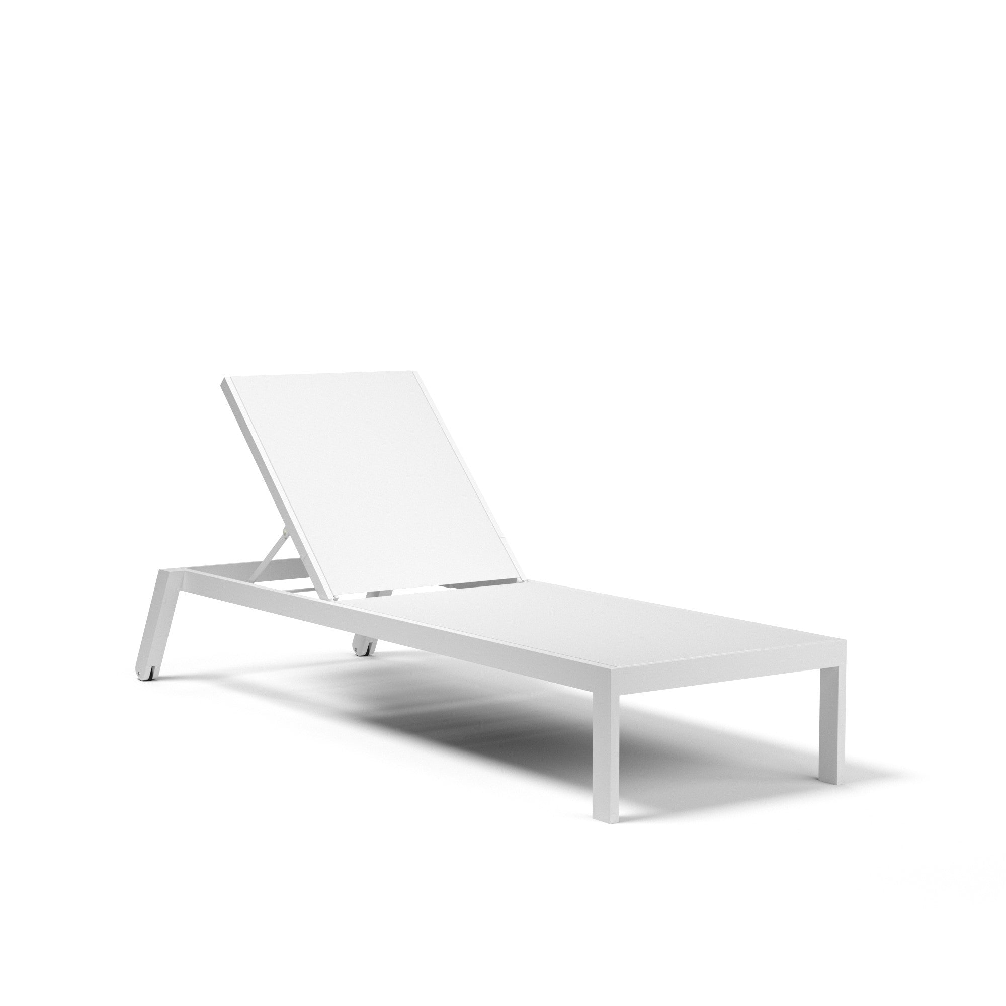 Naples Aluminum Stackable Sling Chaise Lounge