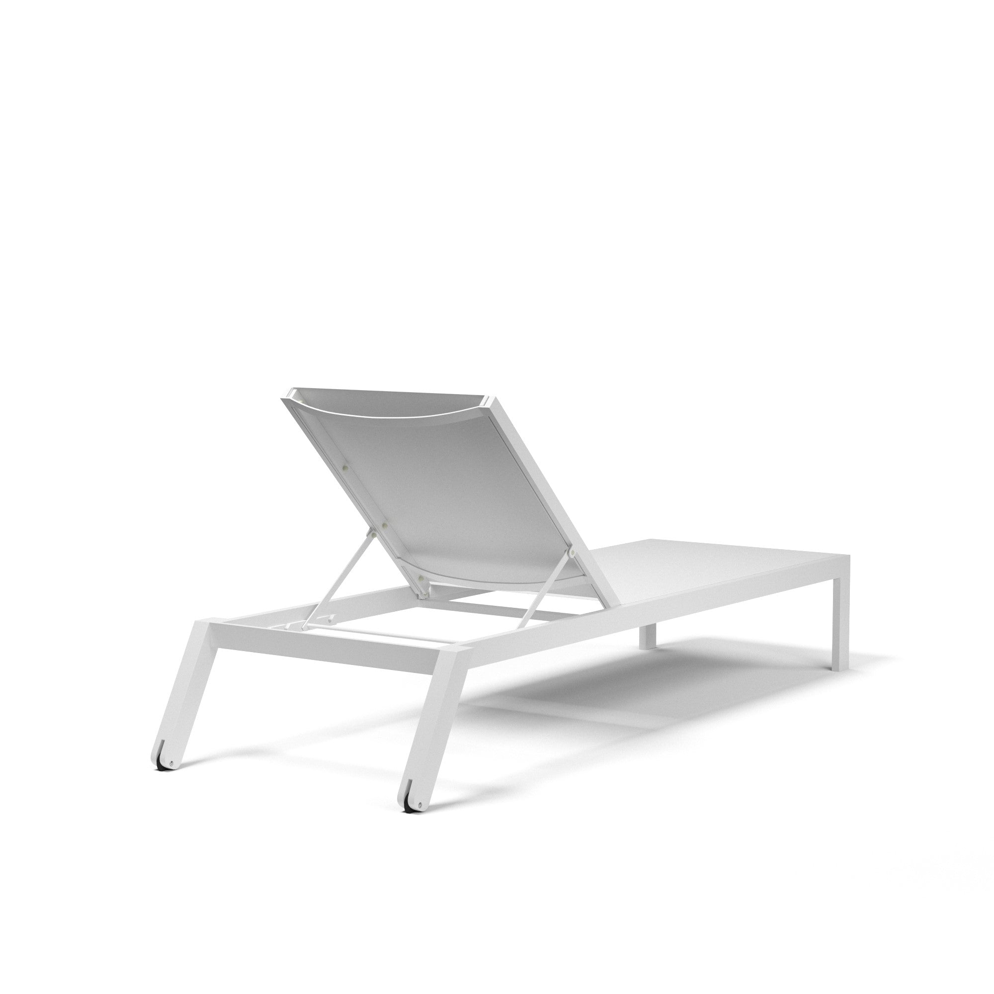 Naples Aluminum Stackable Sling Chaise Lounge