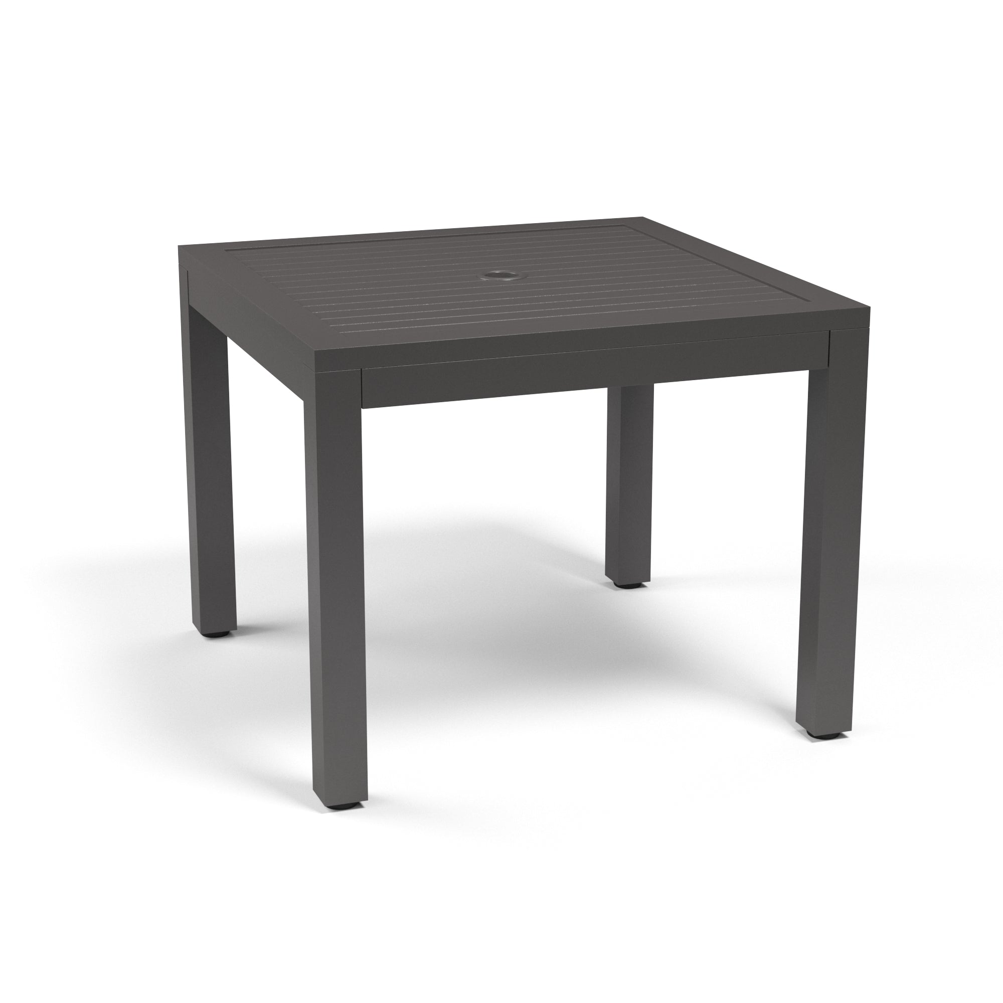 Vegas 36" Square Aluminum Dining Table