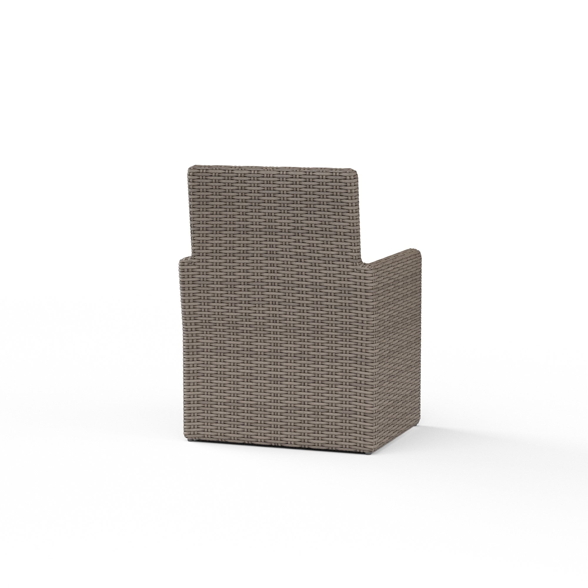 Coronado Wicker Cushioned Dining Arm Chair