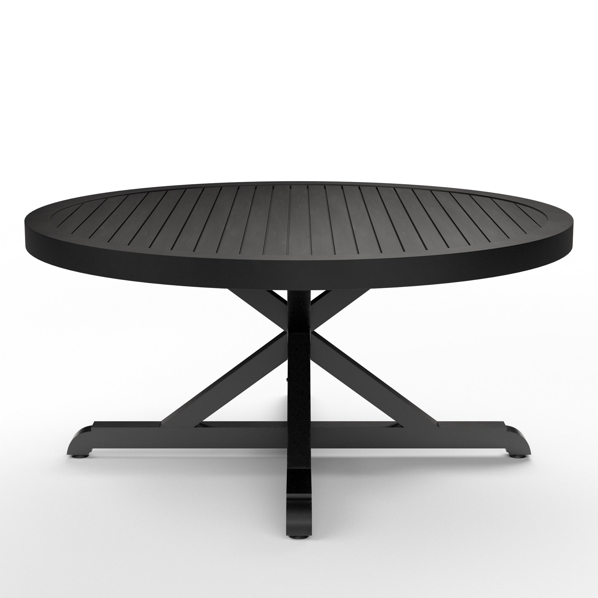 Monterey 60" Round Aluminum Dining Table