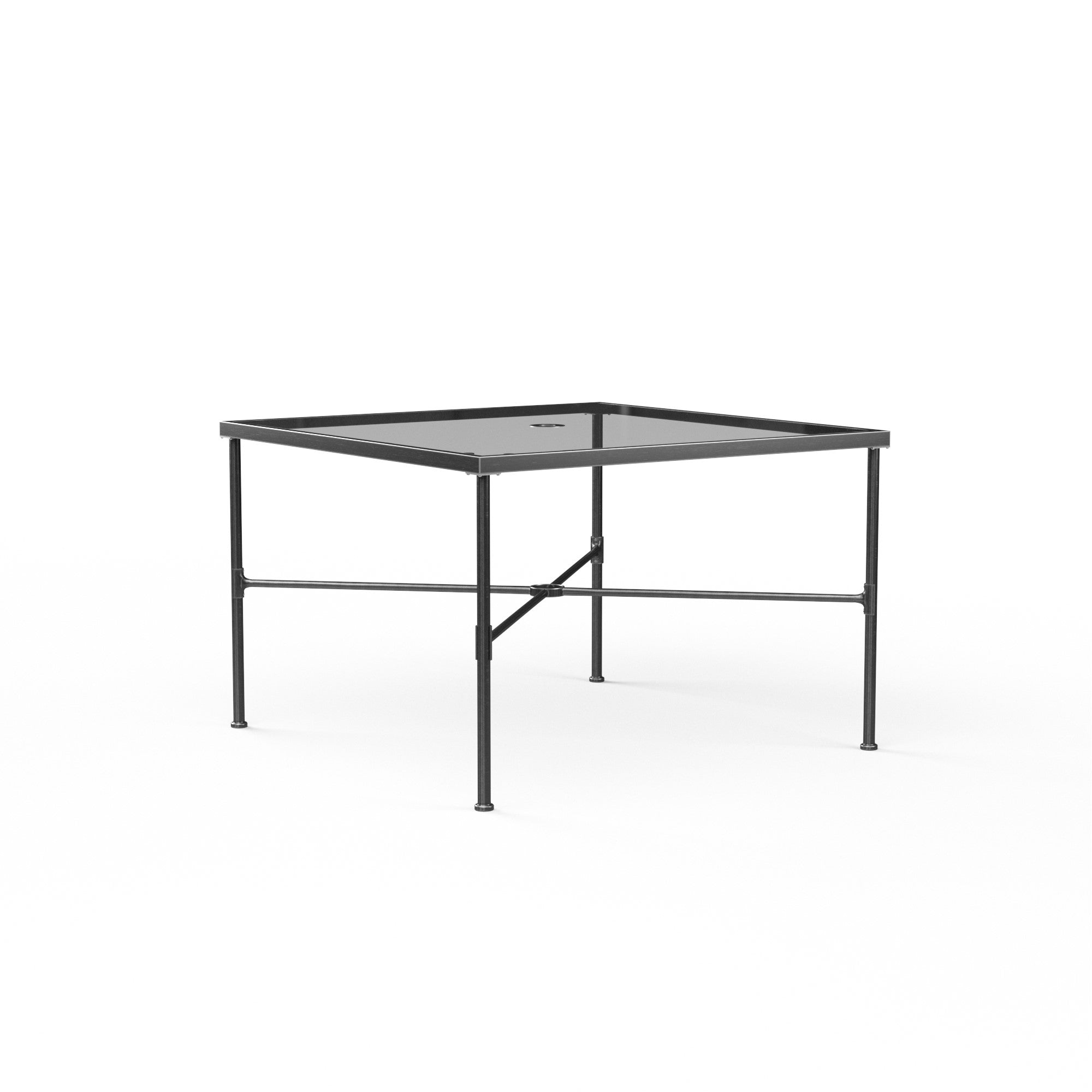 Provence 44" Square Wrought Iron Dining Table