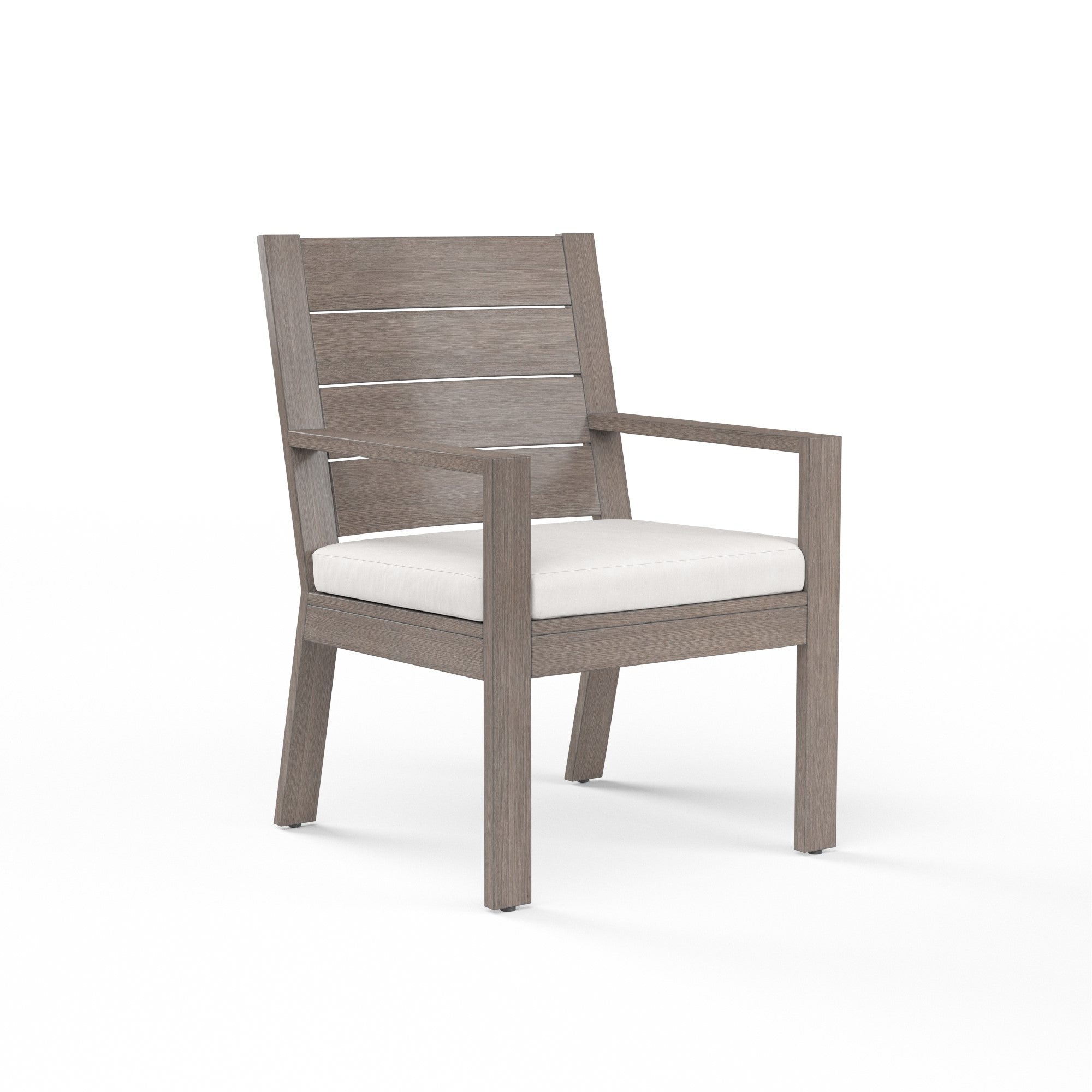 Laguna Aluminum Cushioned Dining Arm Chair