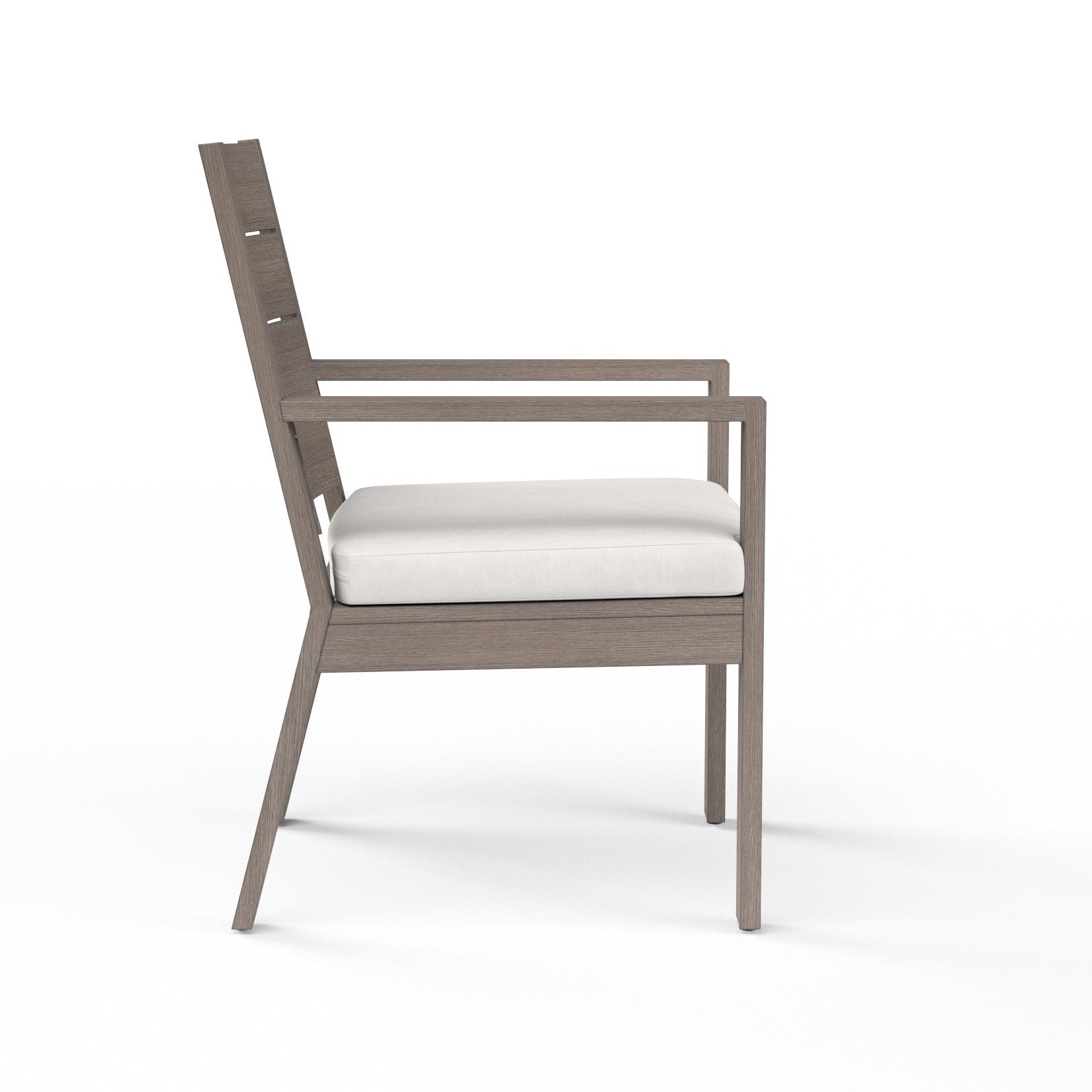 Laguna Aluminum Cushioned Dining Arm Chair