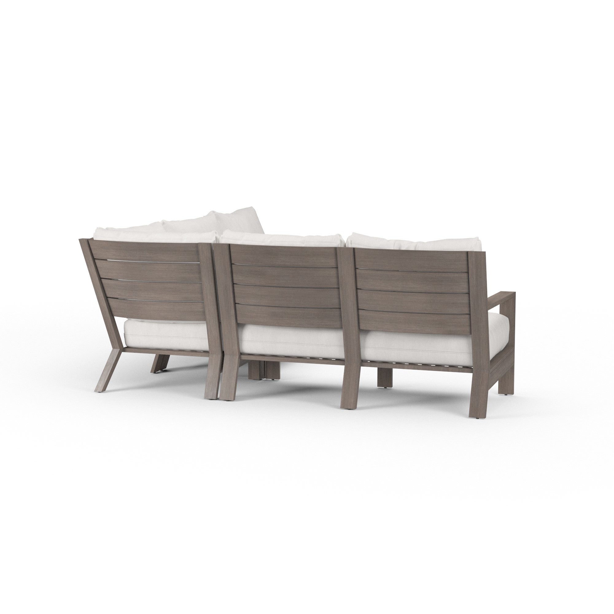 Laguna 4-Seat Aluminum Sectional Set