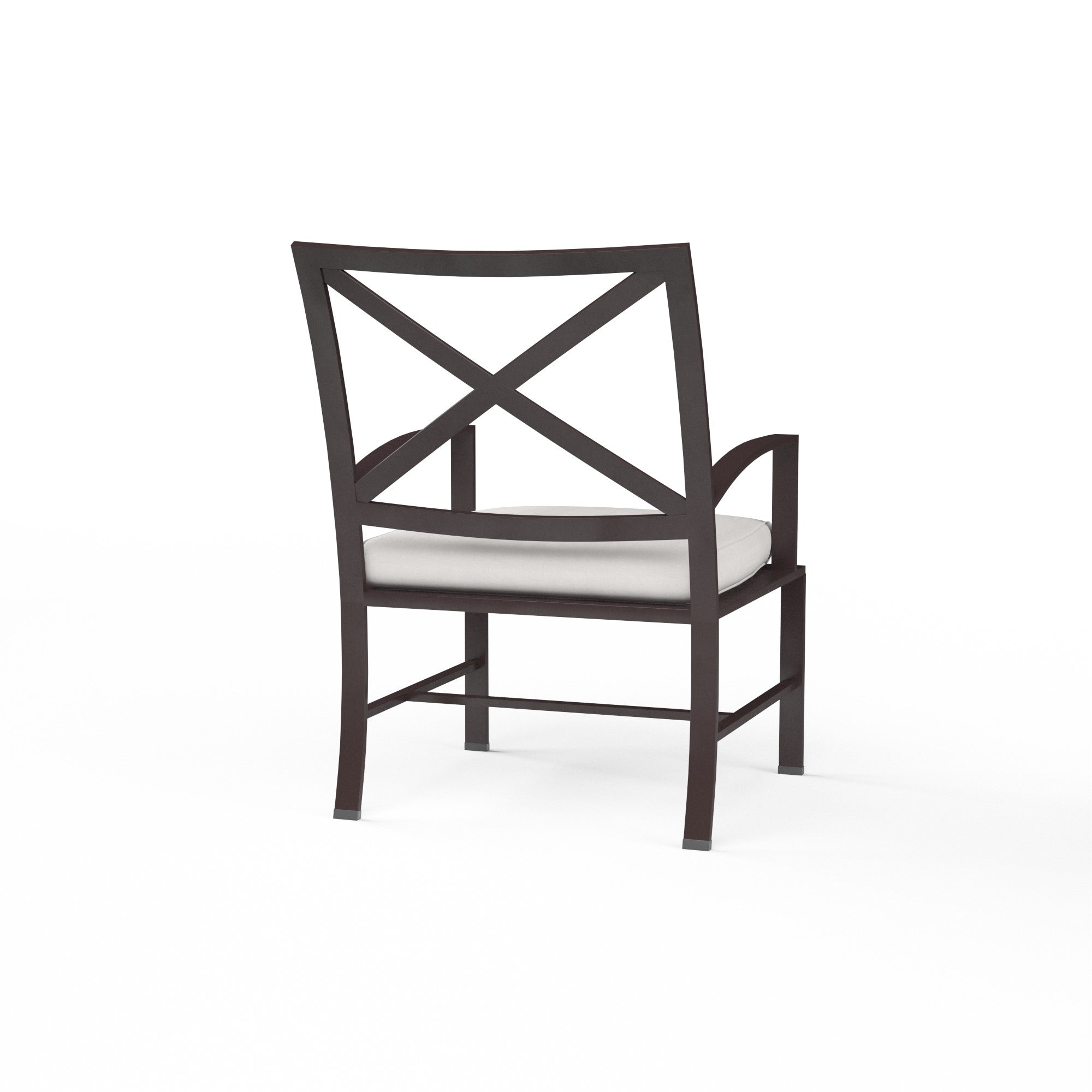 La Jolla Aluminum Cushioned Dining Arm Chair