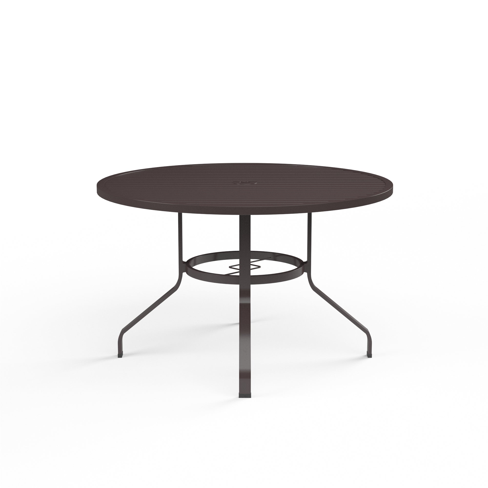 La Jolla 48" Round Aluminum Dining Table