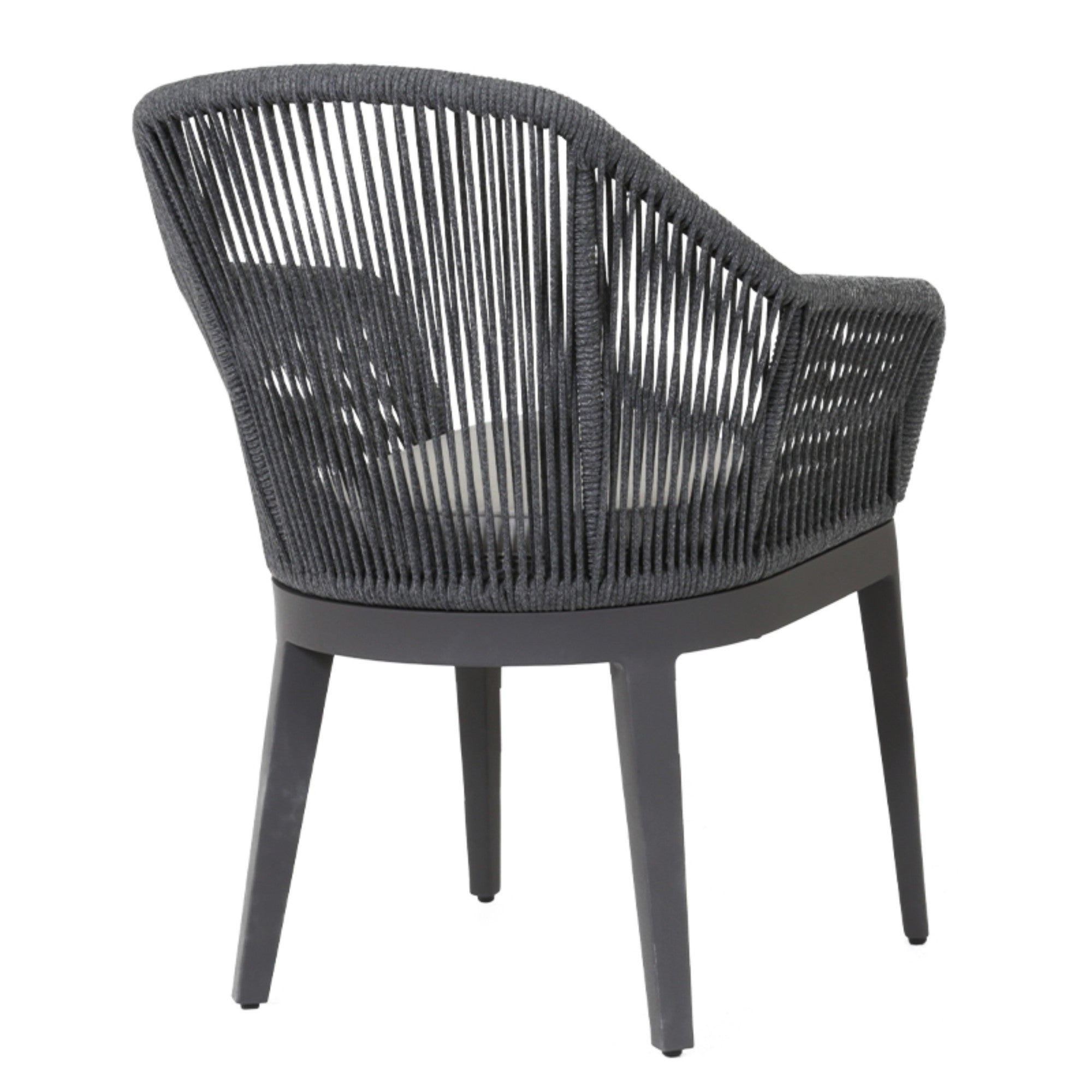 Milano Rope Cushioned Dining Arm Chair