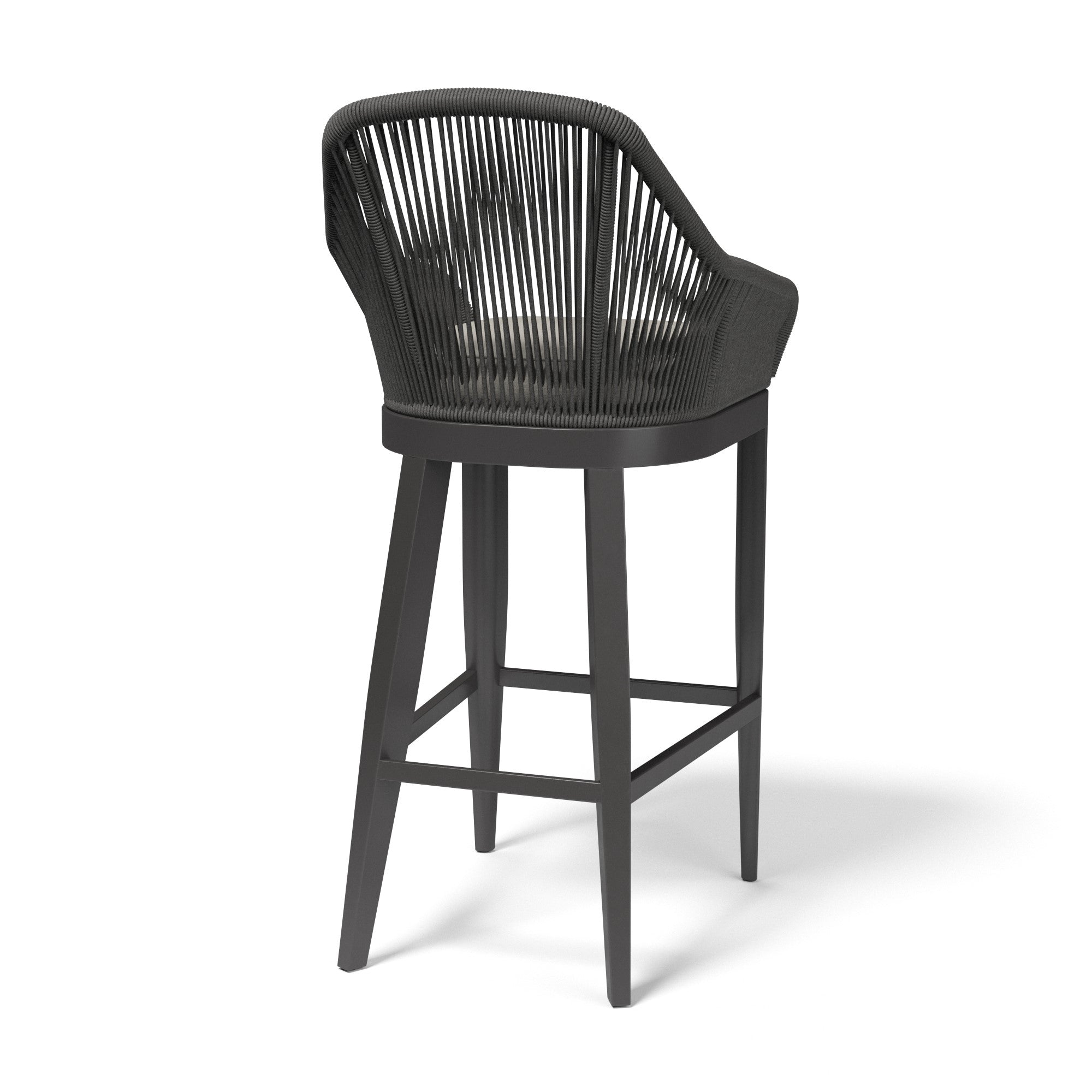 Milano Rope Cushioned Bar Stool