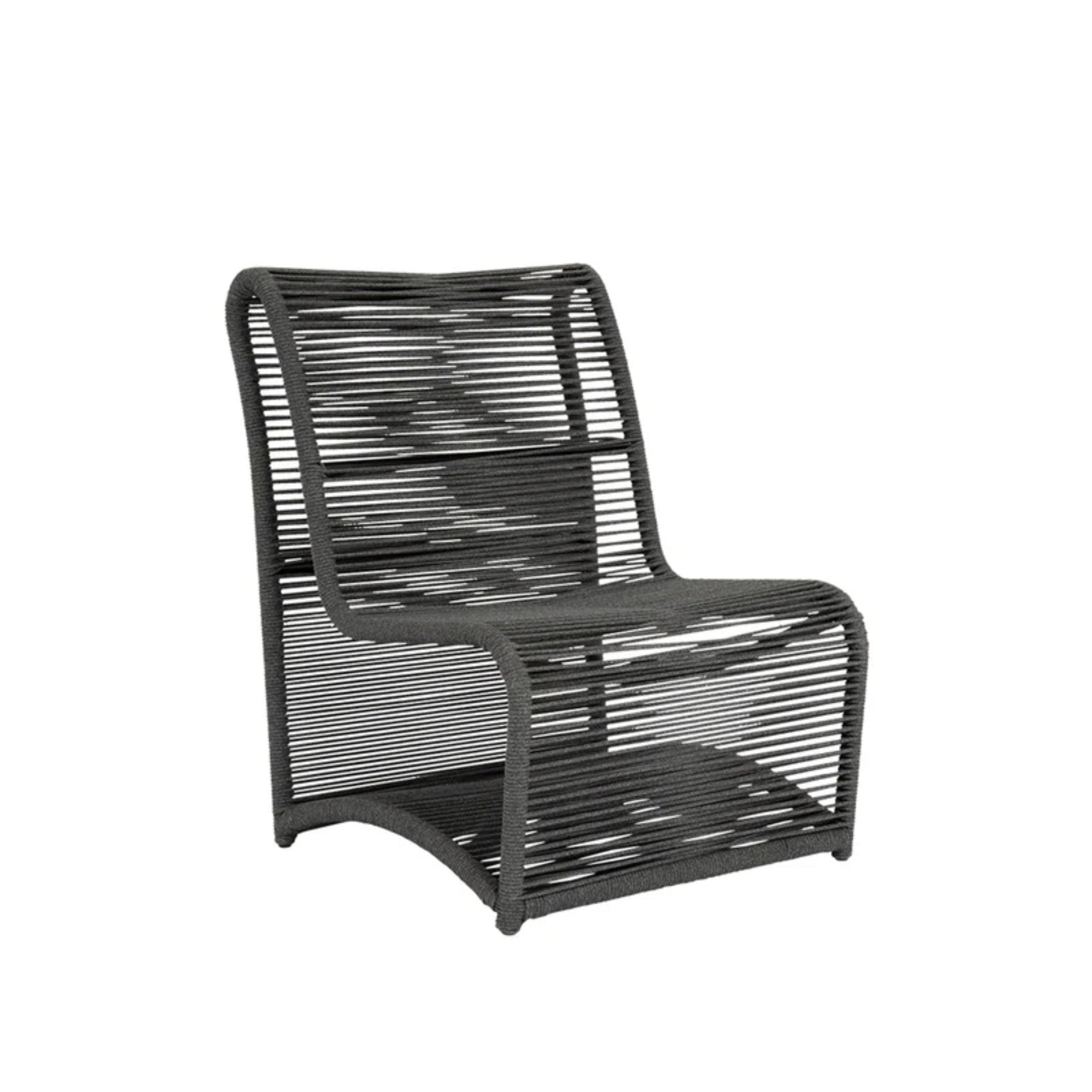 Milano Rope Armless Club Chair